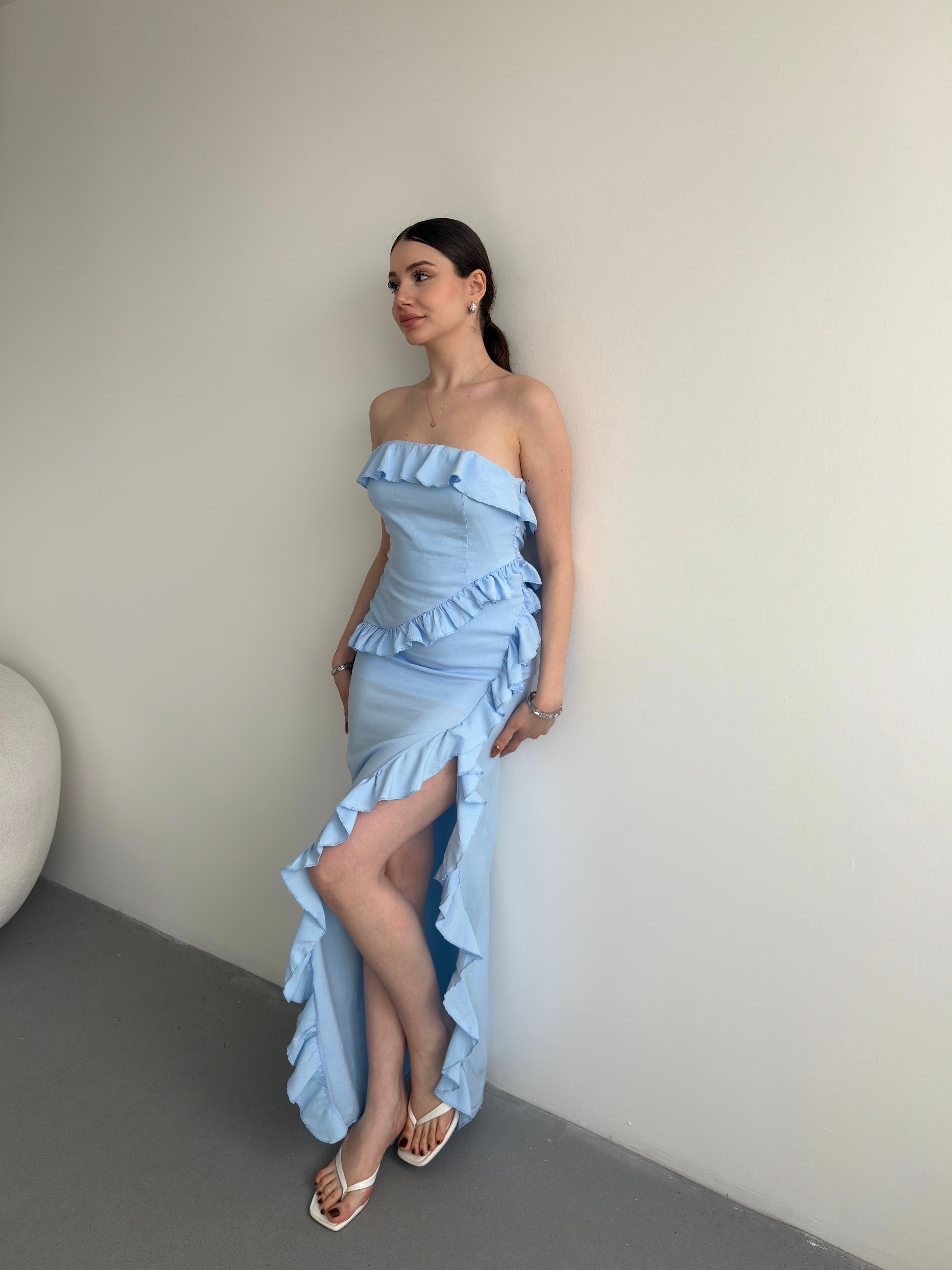 Straplez Premium Elbise