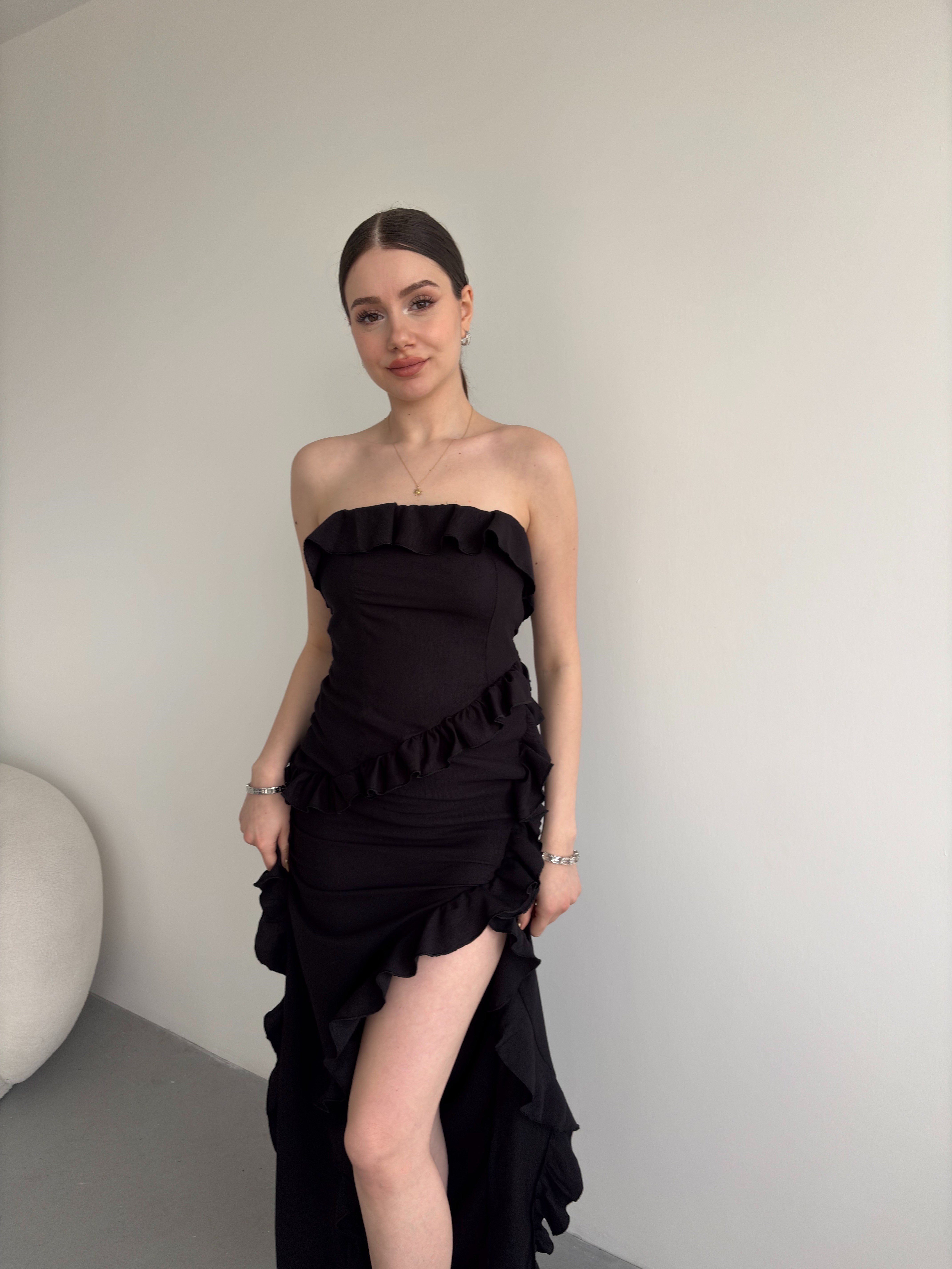 Straplez Premium Elbise