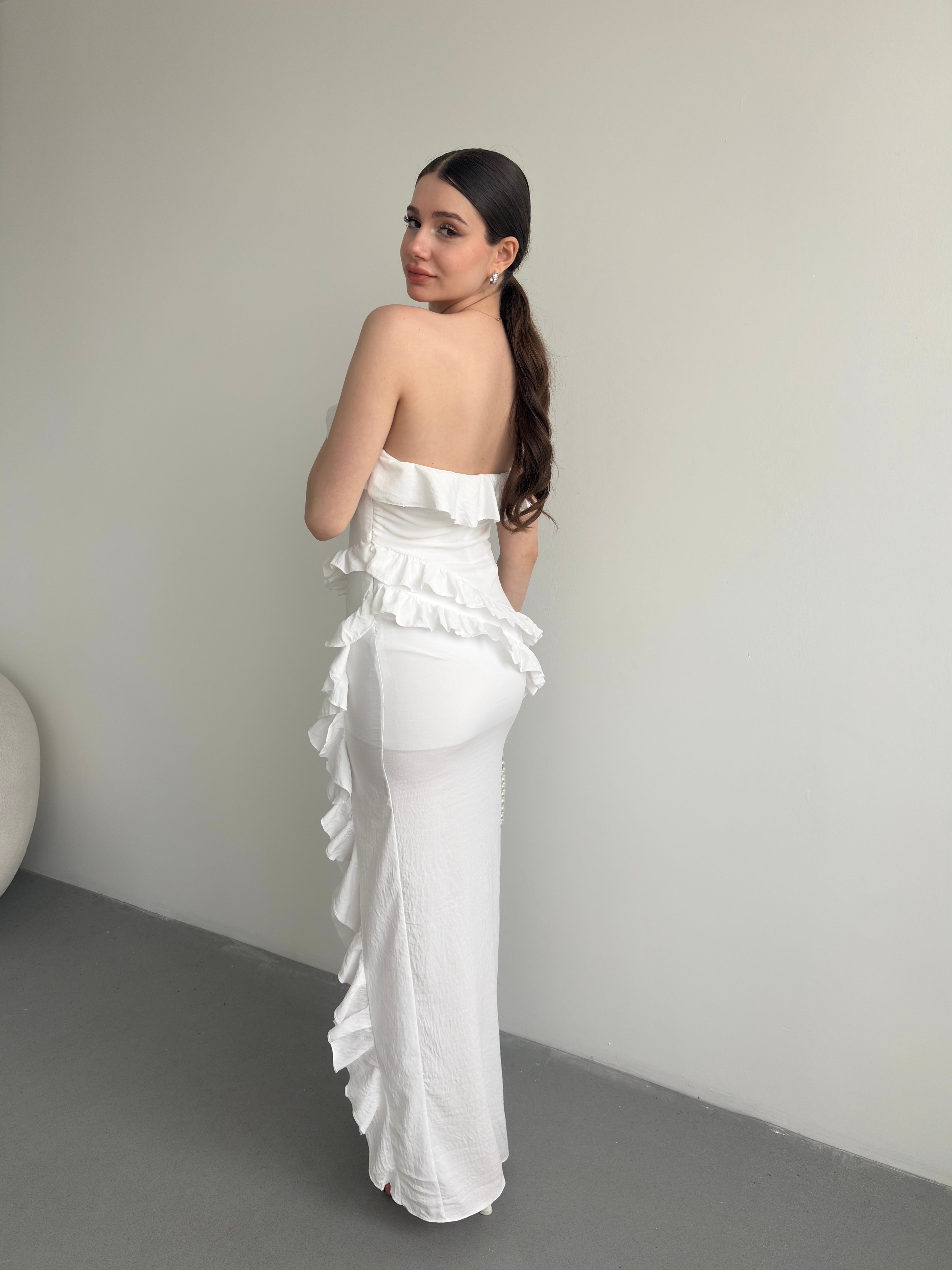 Straplez Premium Elbise