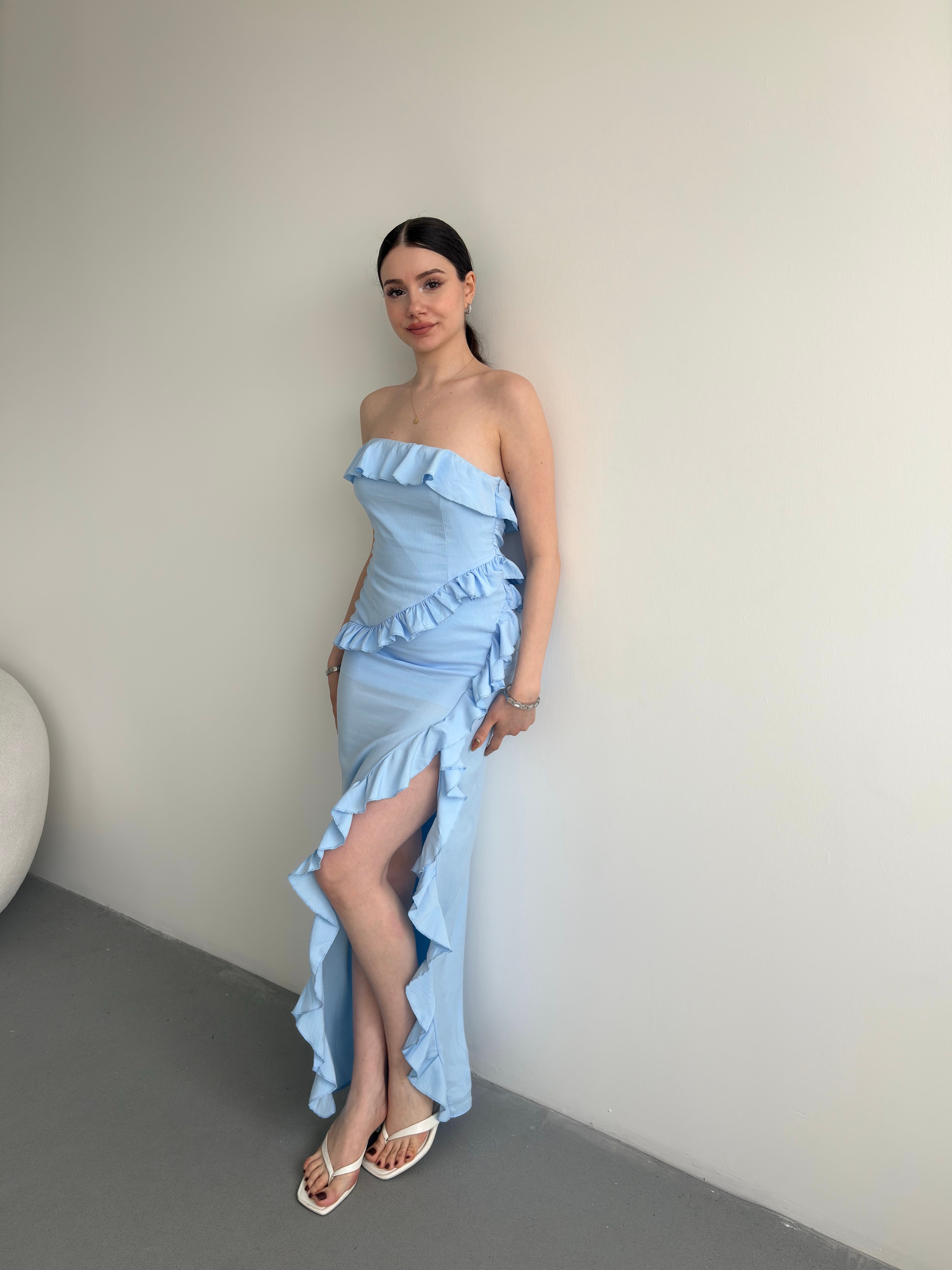 Straplez Premium Elbise