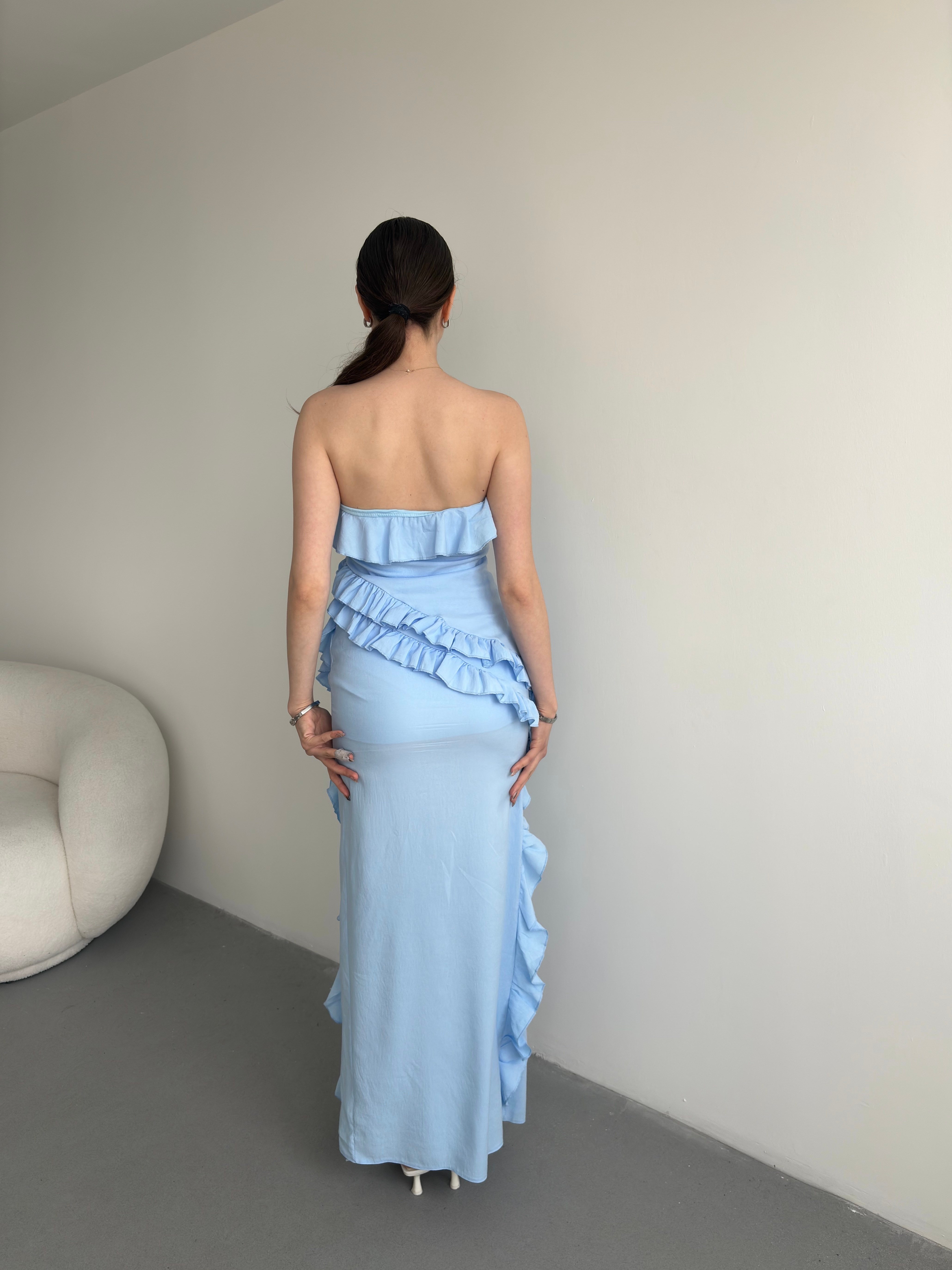 Straplez Premium Elbise