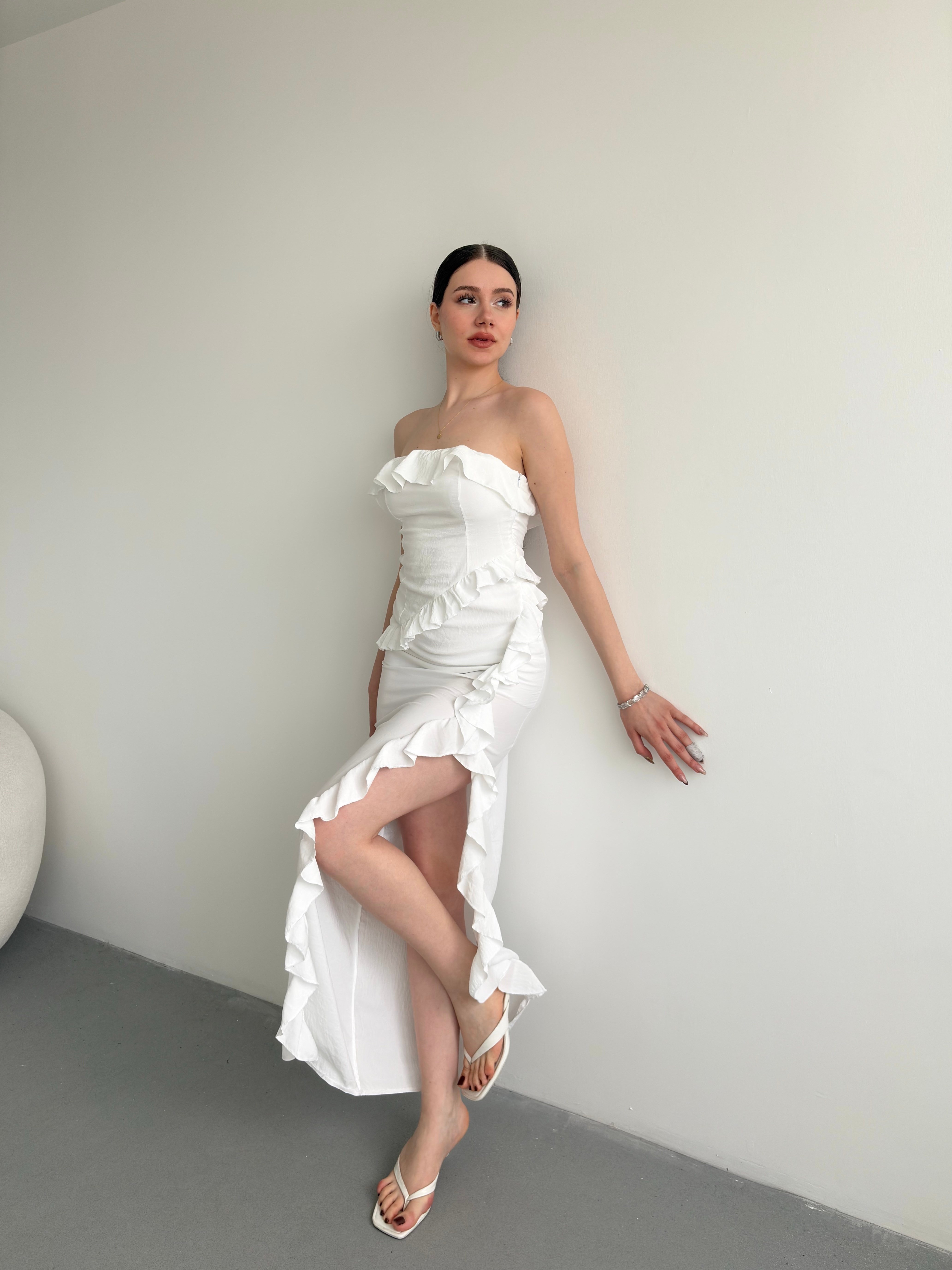 Straplez Premium Elbise