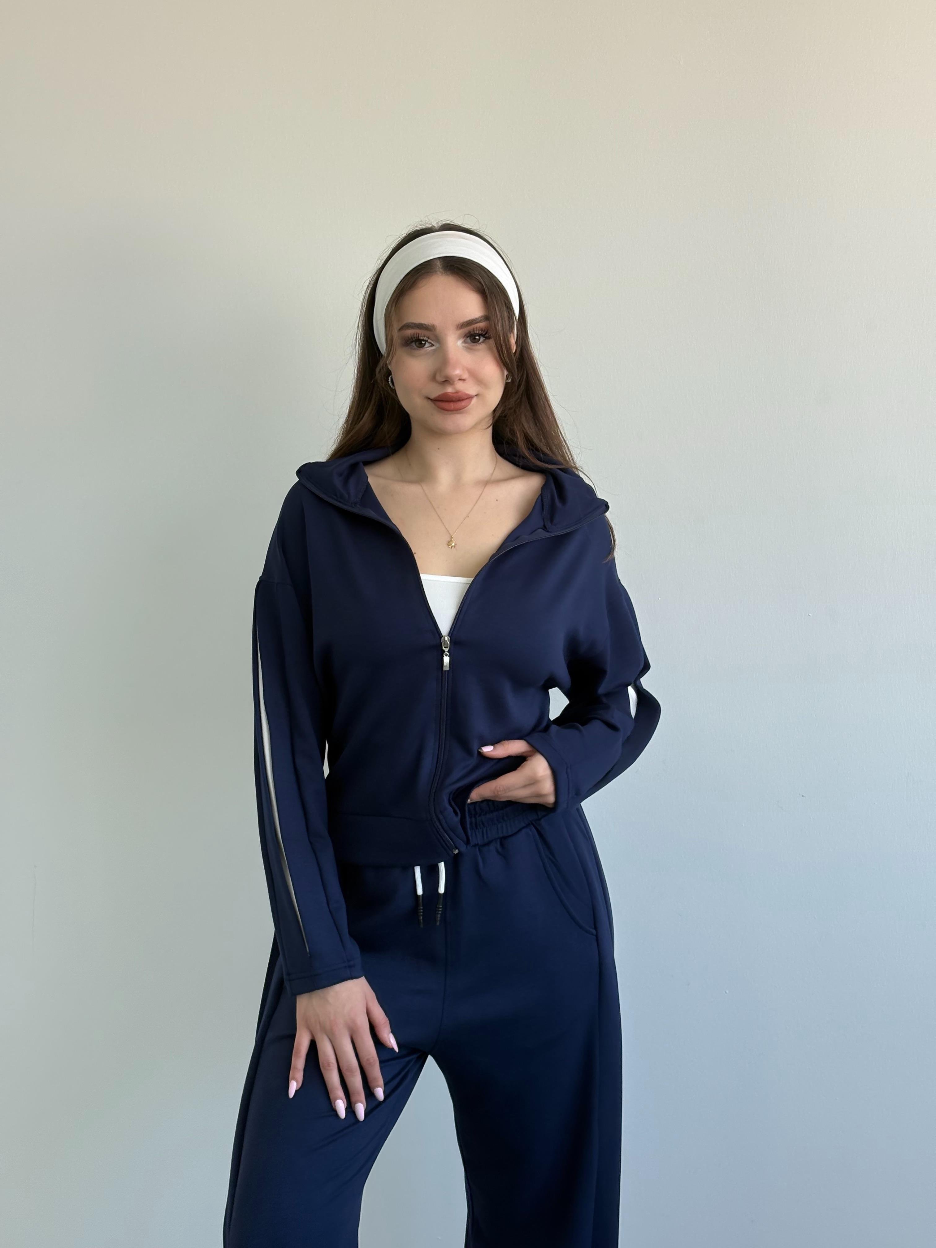 Tek Şerit Hırka Takım