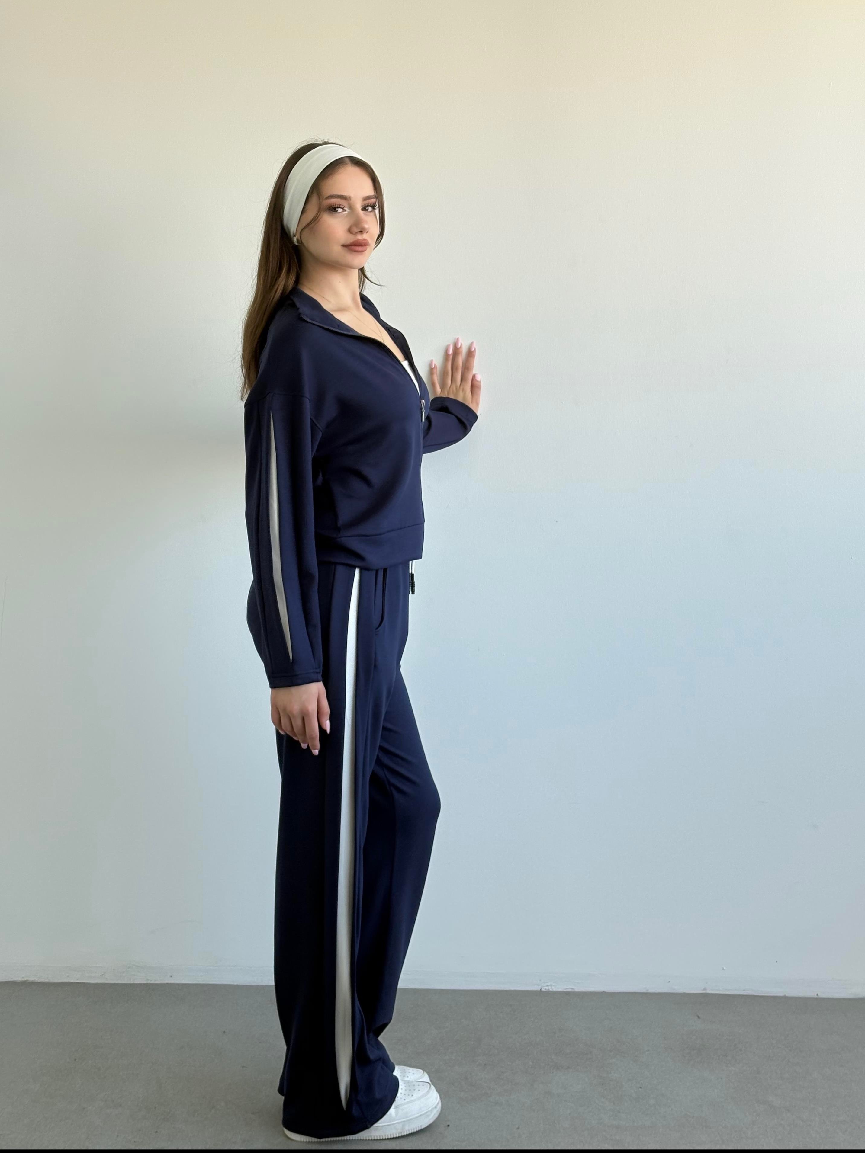 Tek Şerit Hırka Takım