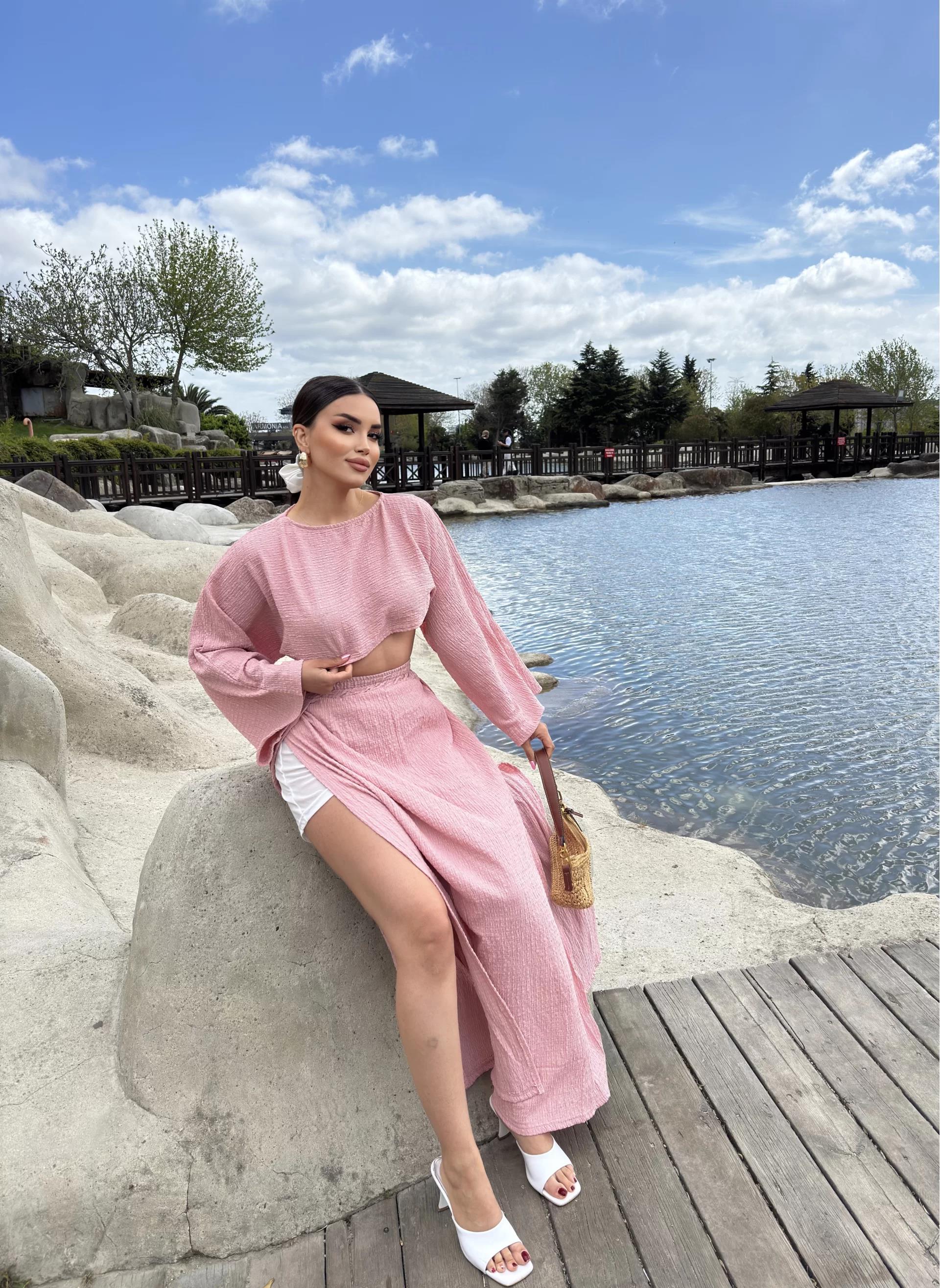Tiril Gofre Oversize Takım