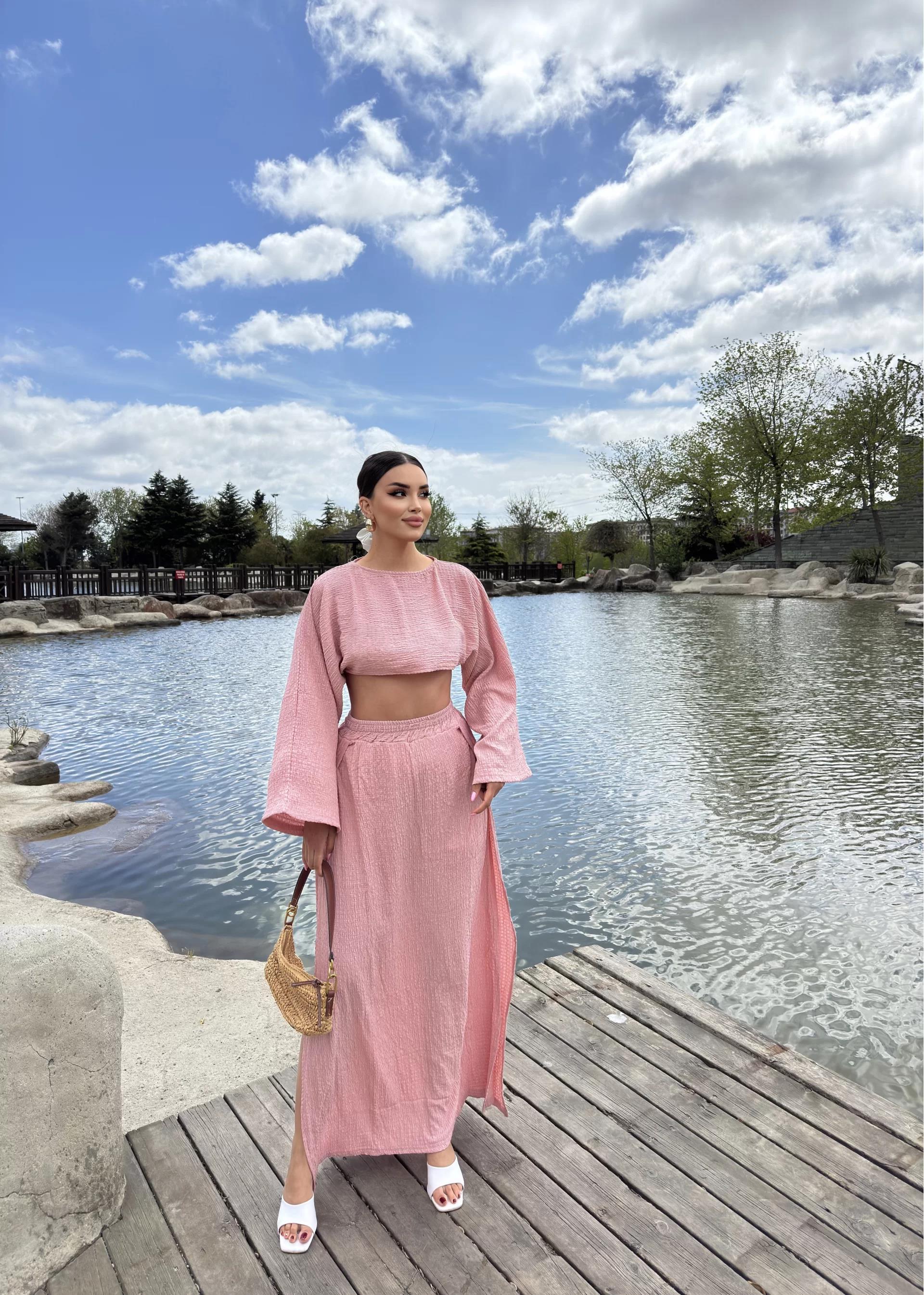 Tiril Gofre Oversize Takım