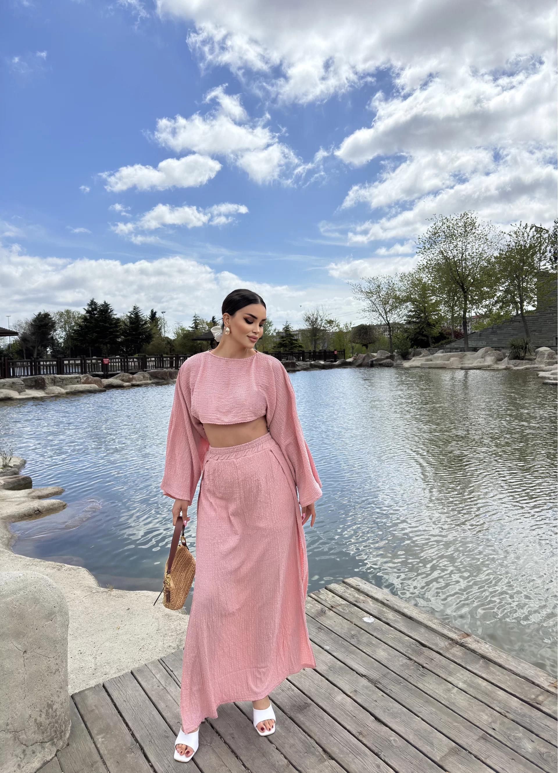 Tiril Gofre Oversize Takım