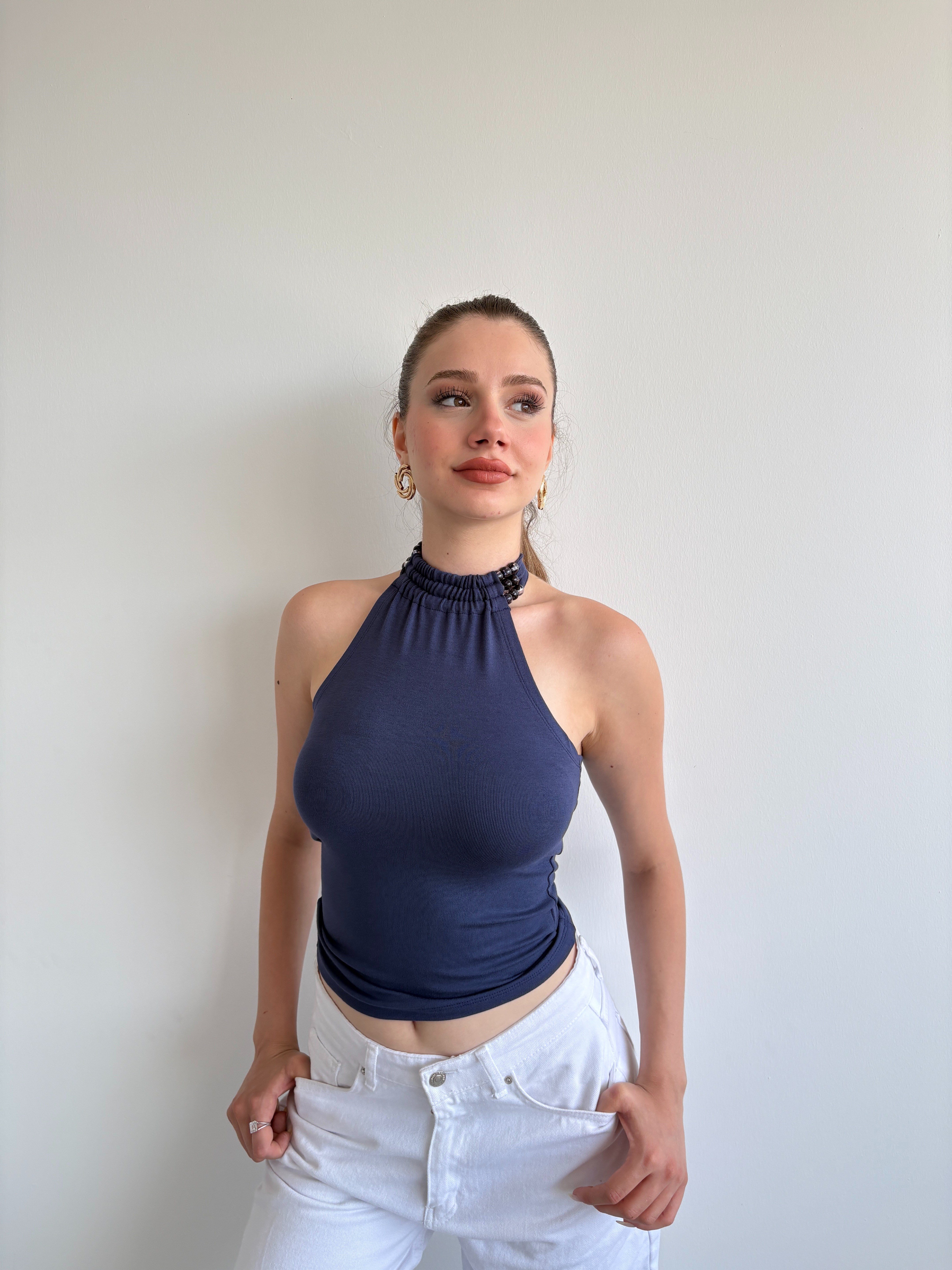 Tokalı Halter Crop