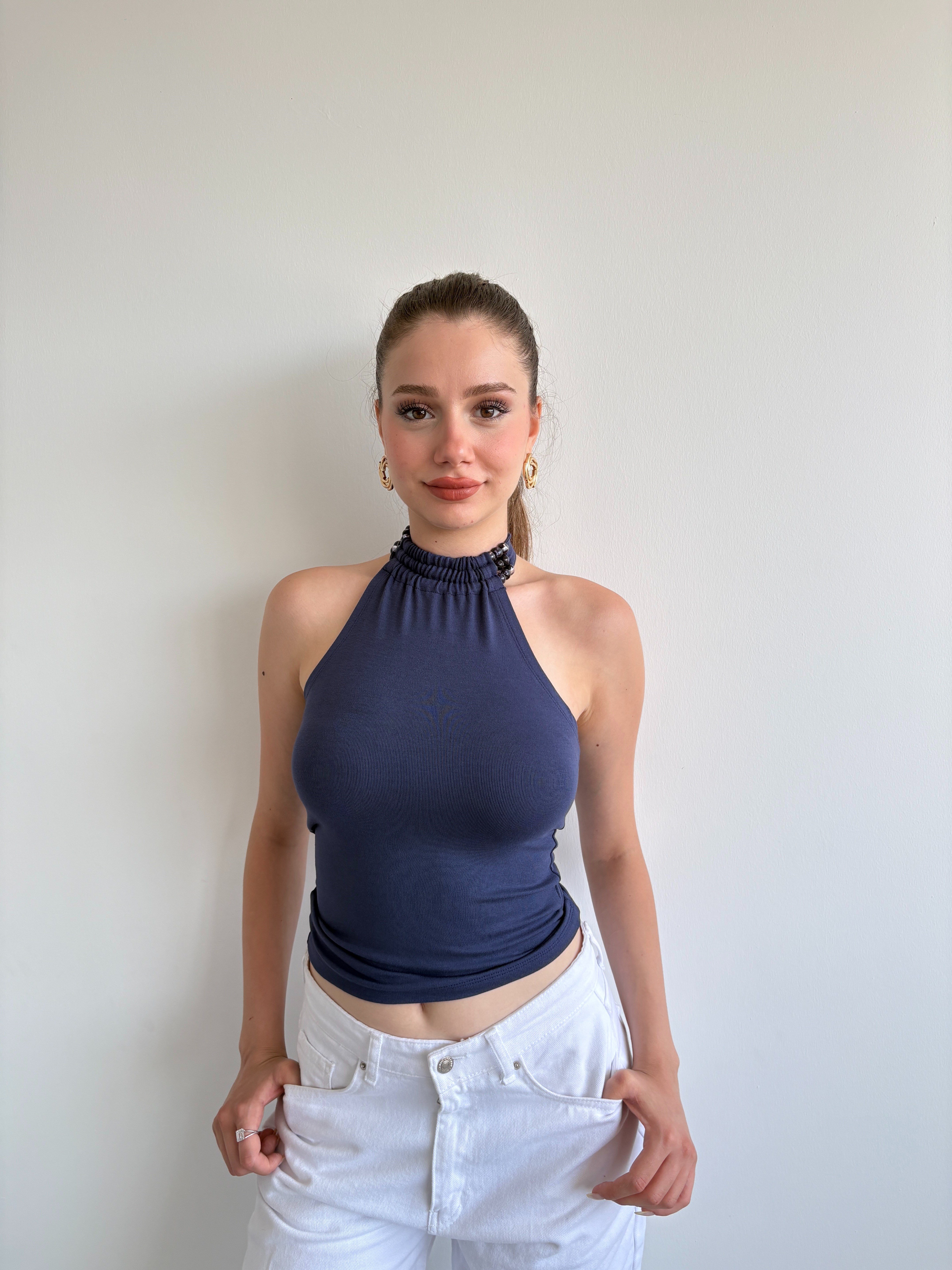 Tokalı Halter Crop