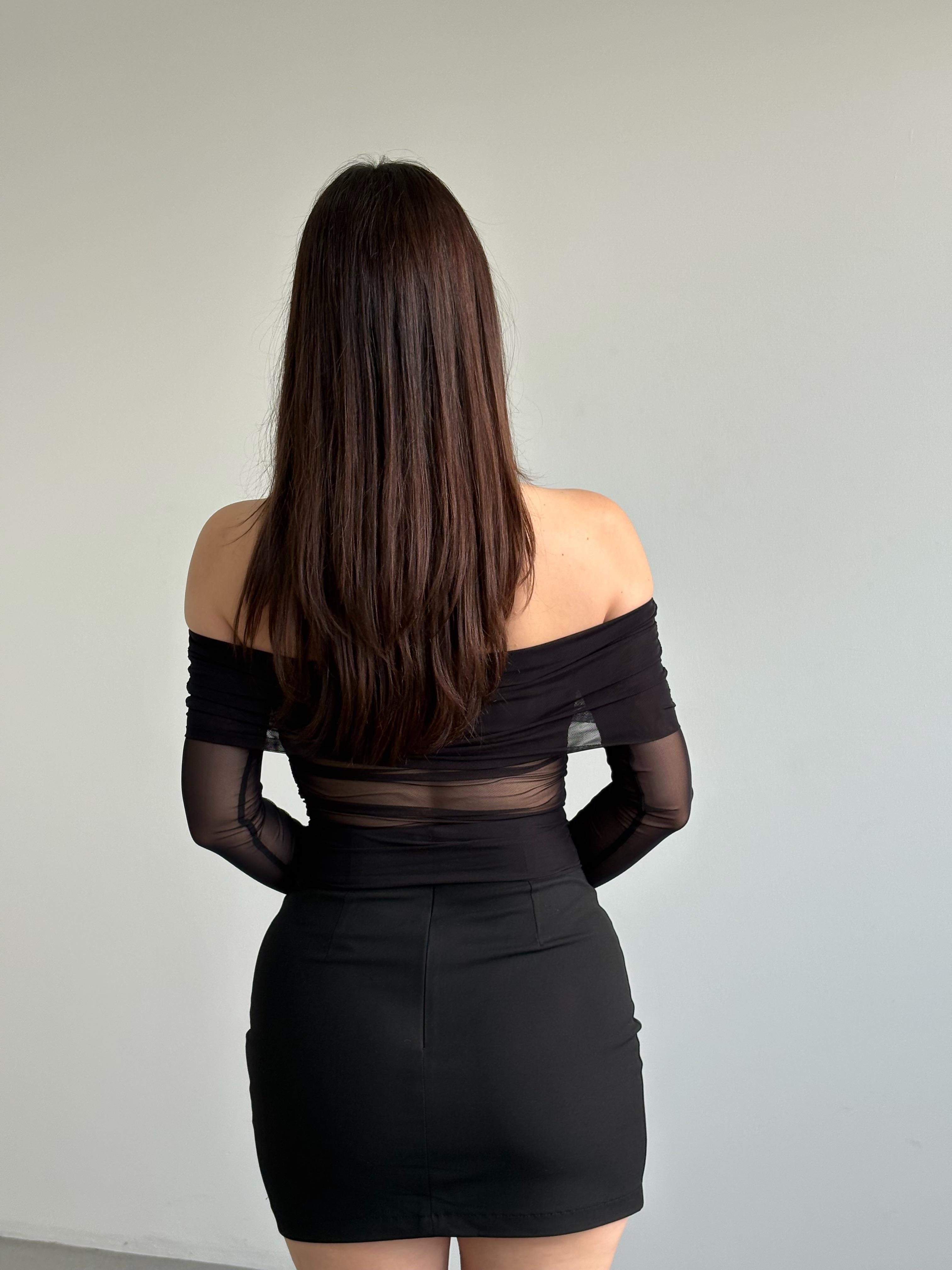 Tül Madonna Crop