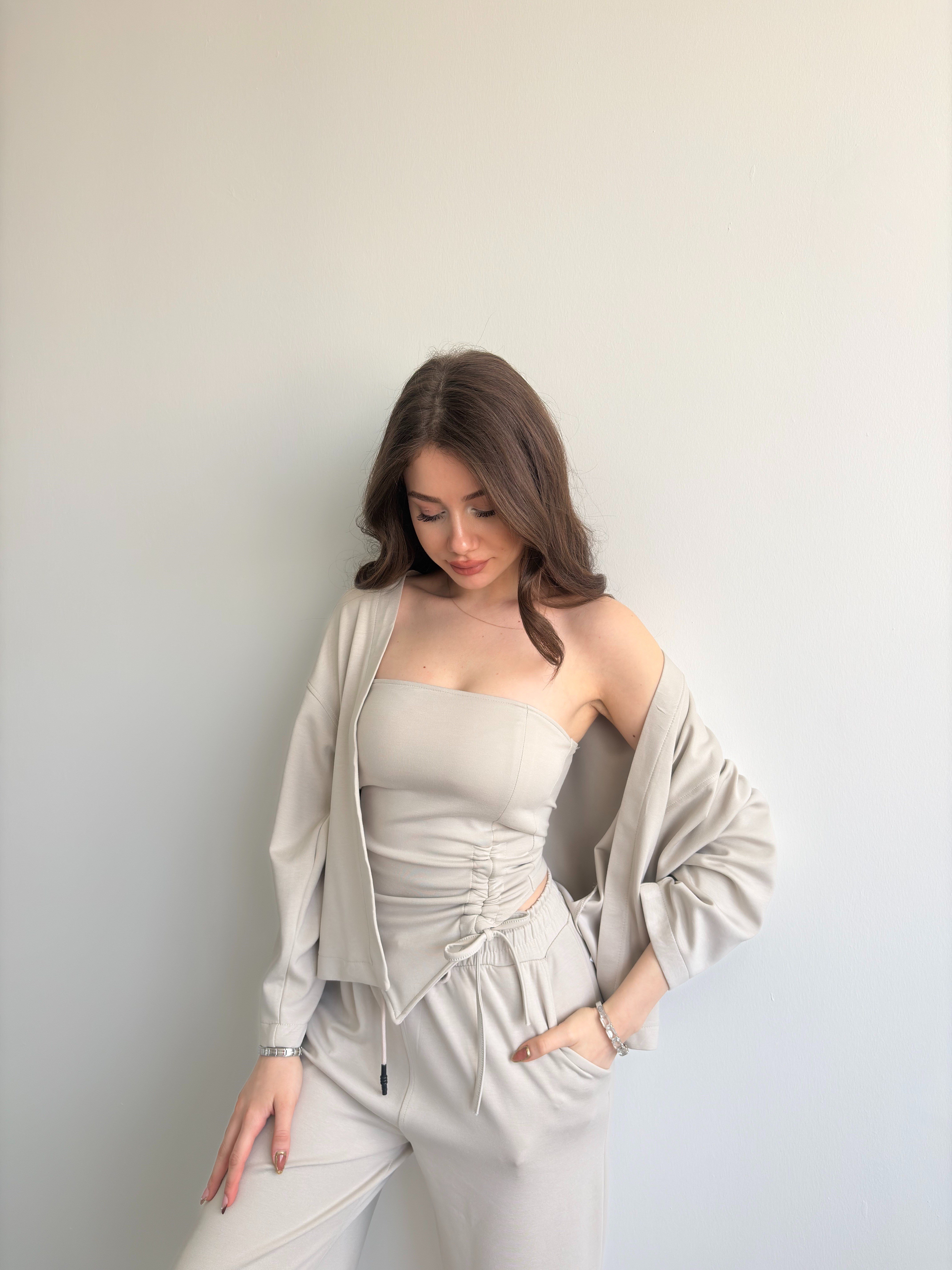 Üçlü Modal Kumaş Takım