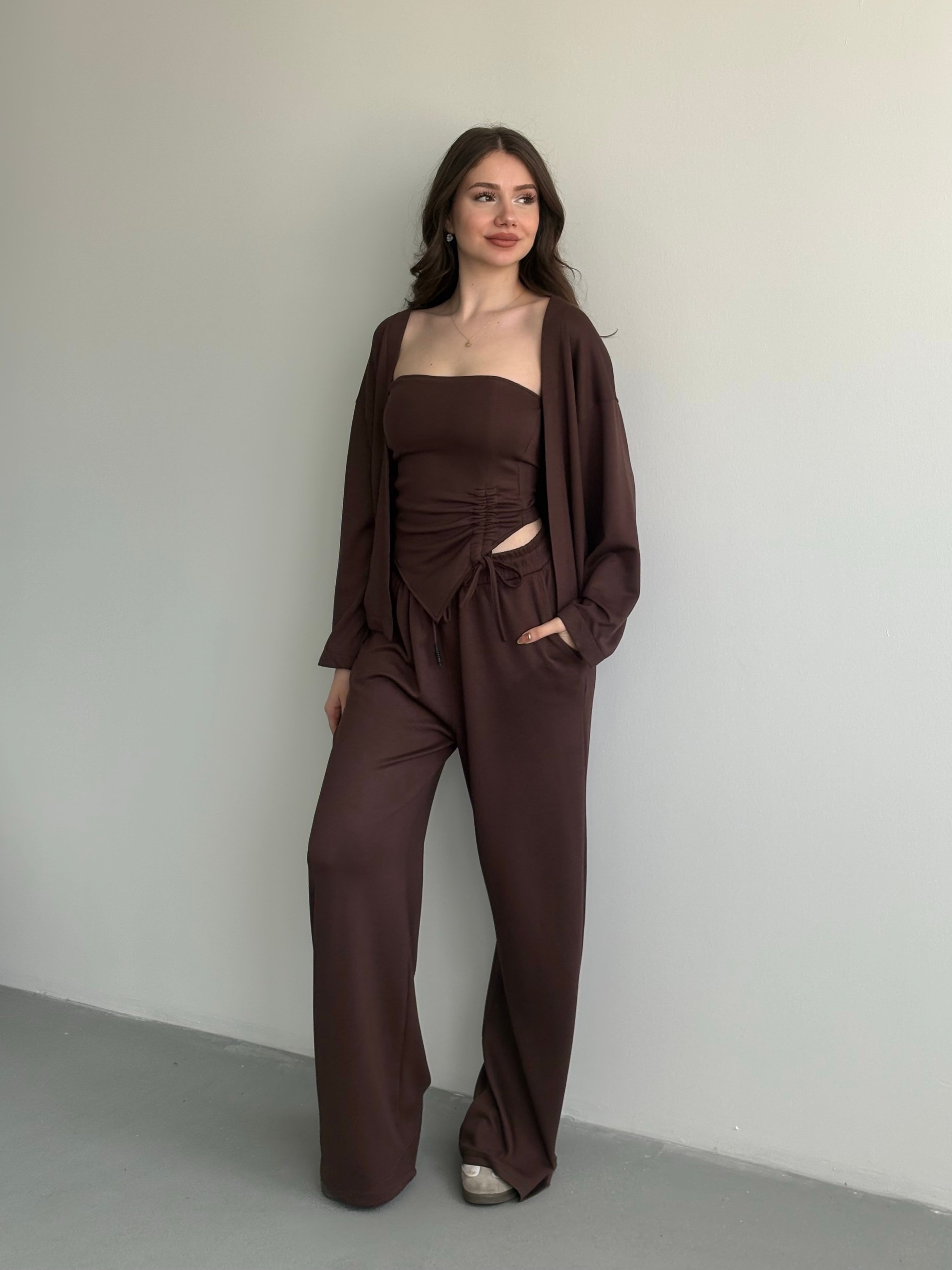 Üçlü Modal Kumaş Takım