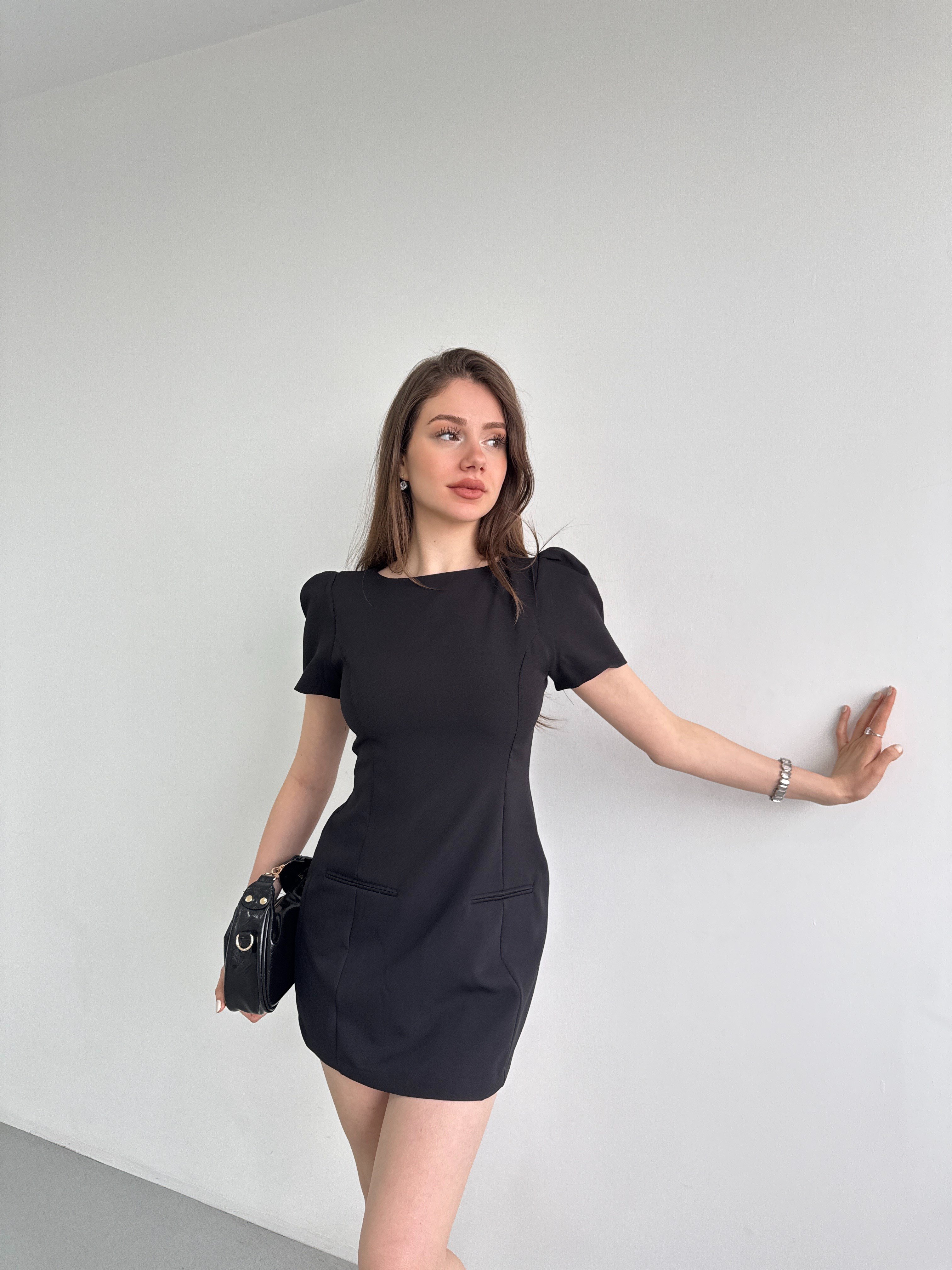 Vatkalı Muadil Mini Elbise