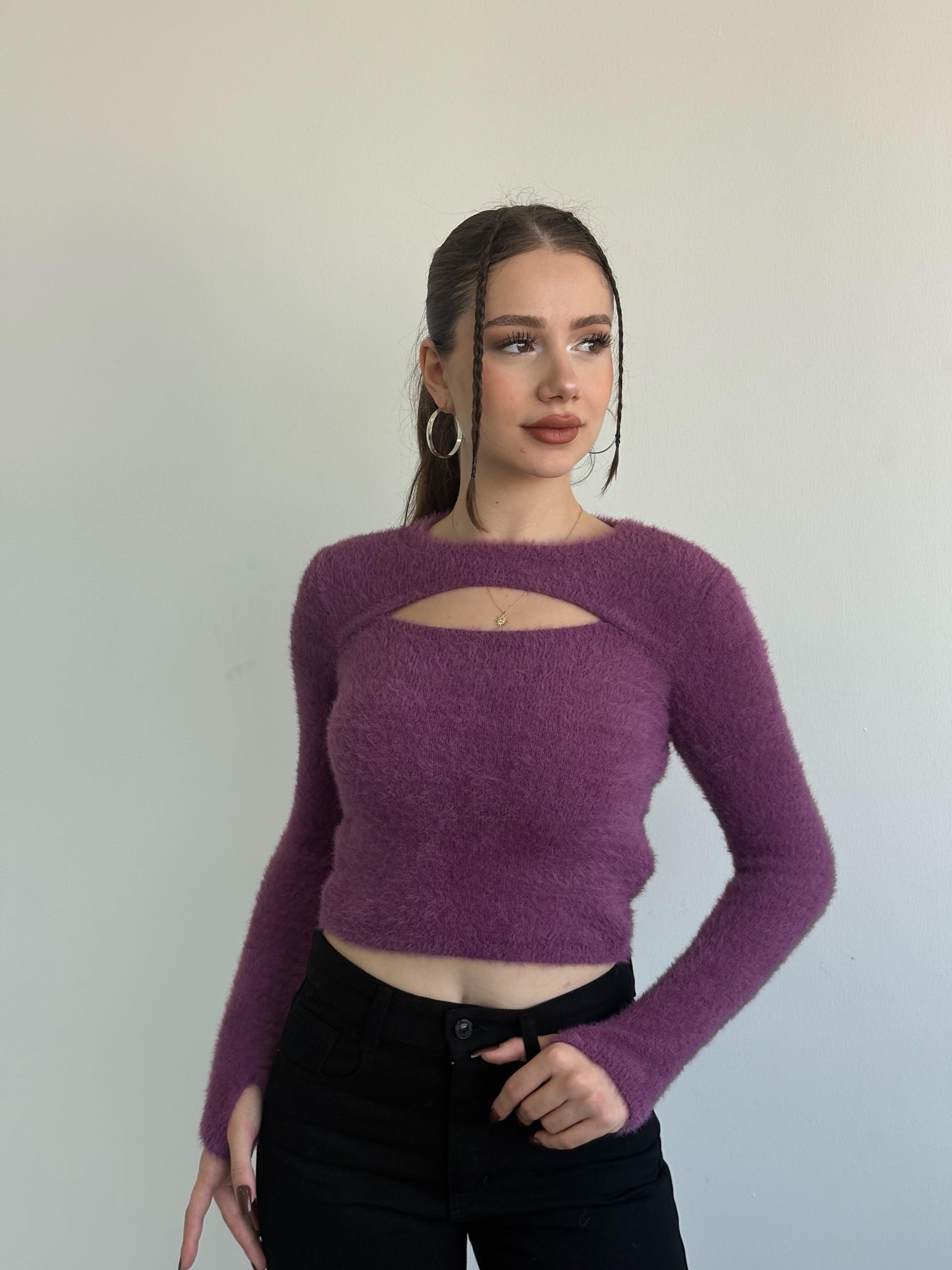 Yumoş Dekolteli Crop 