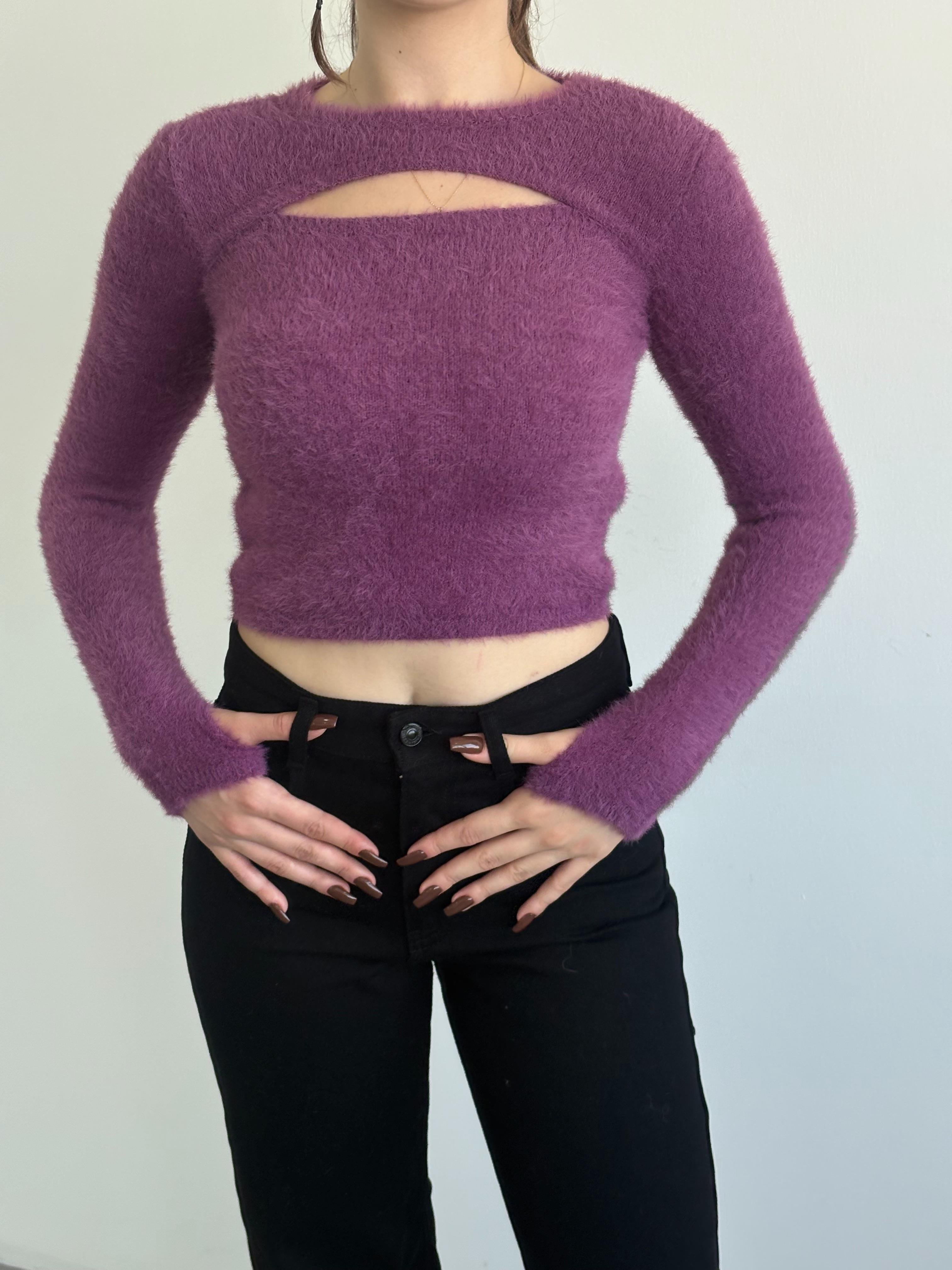 Yumoş Dekolteli Crop 