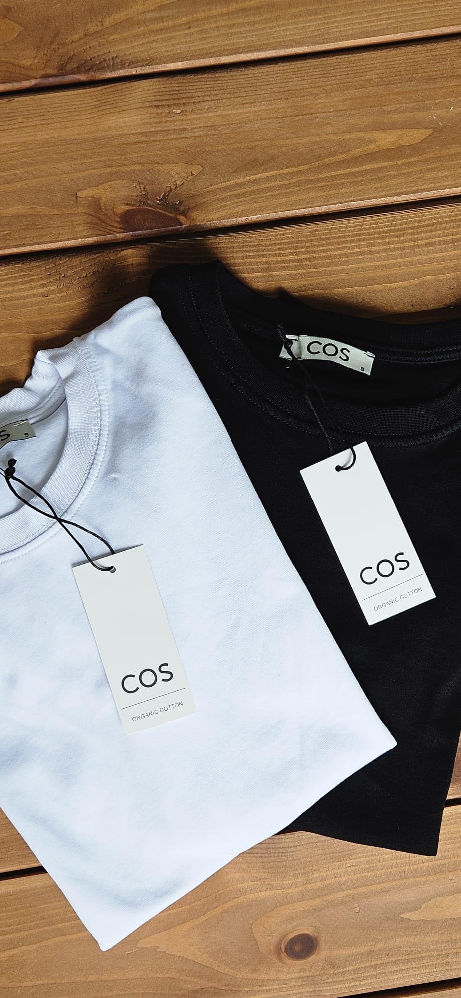 cos t-shirt siyah