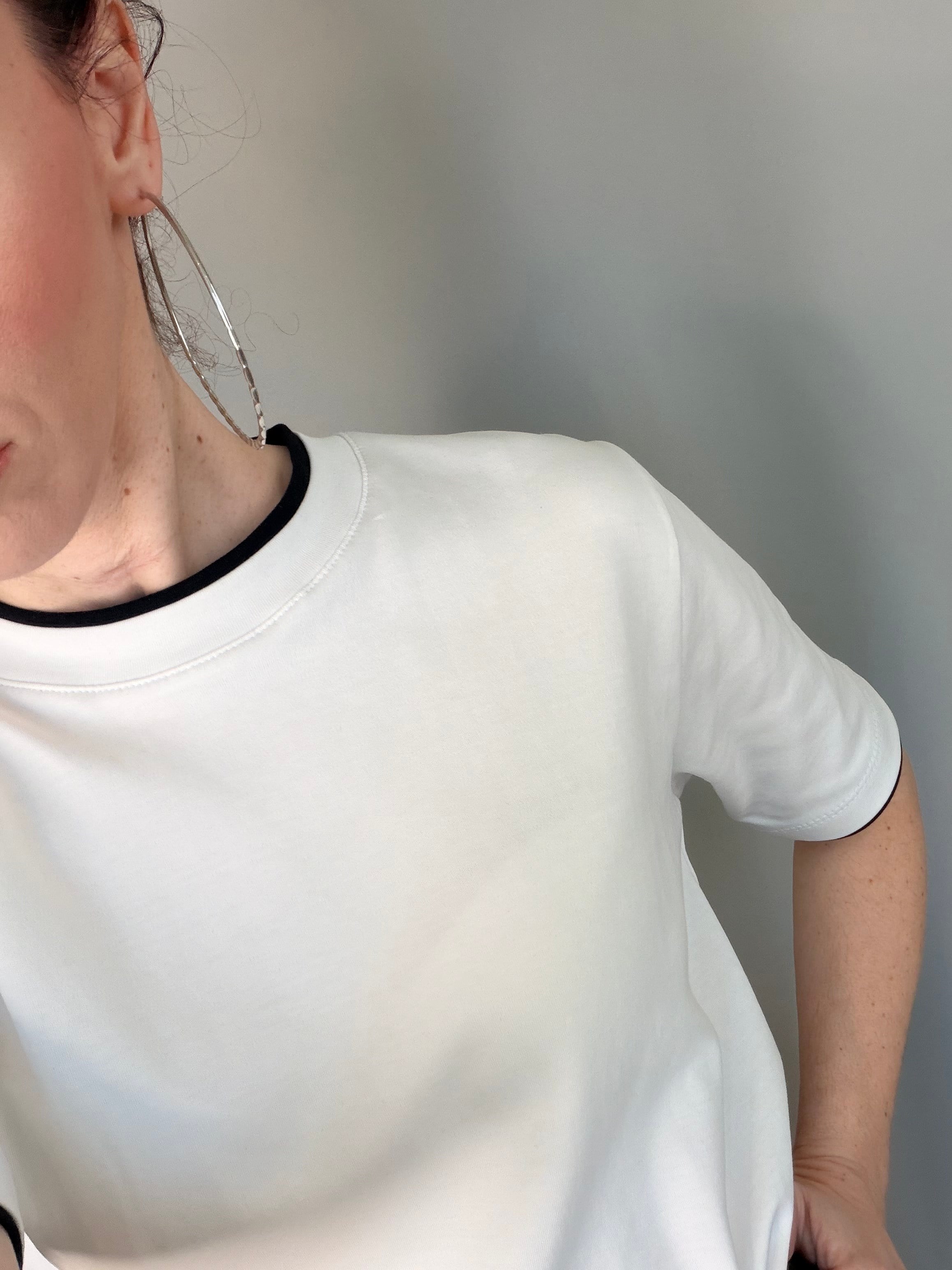 Orjinal Marka Beyaz T-shirt