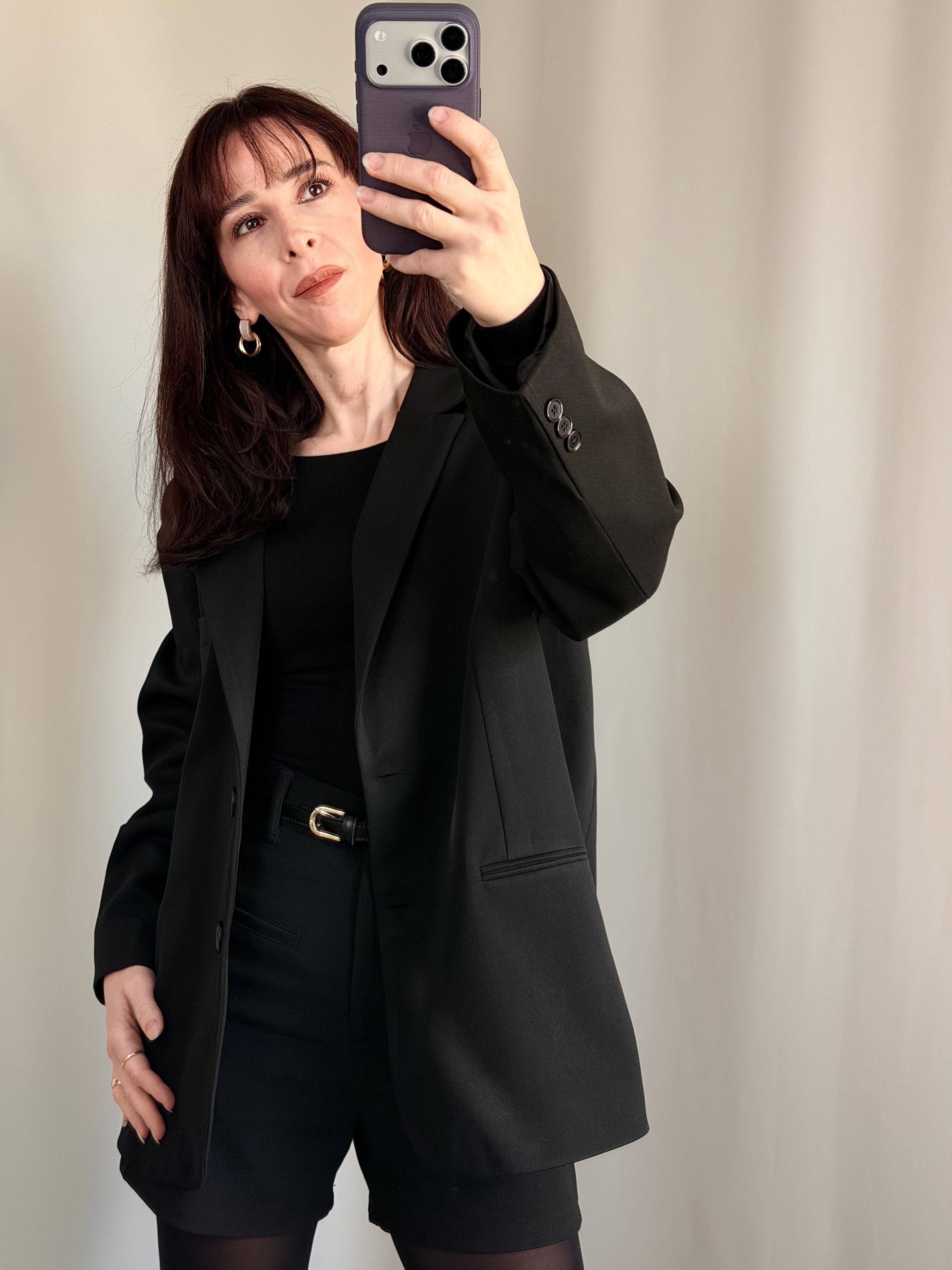 Siyah Blazer Ceket