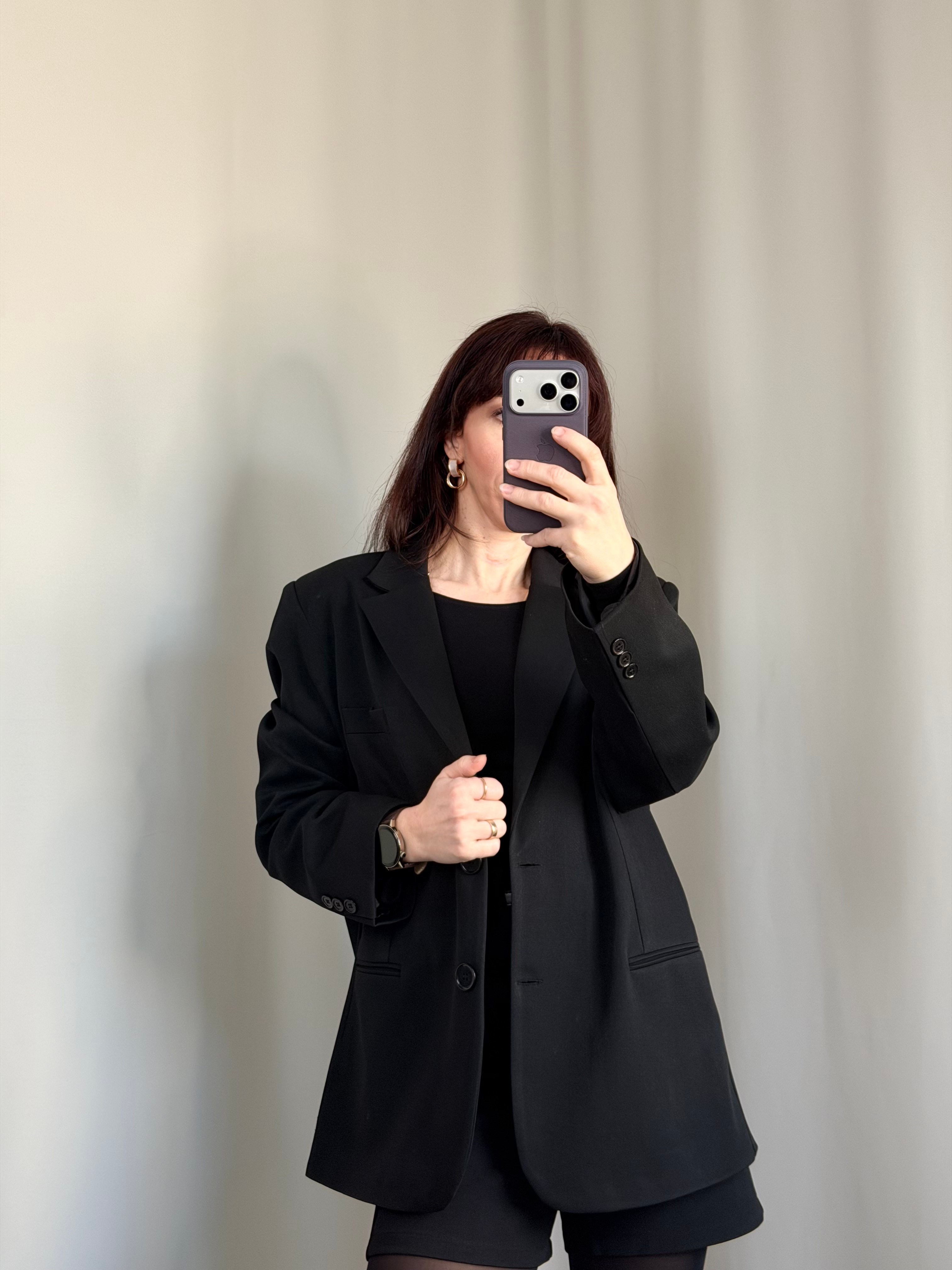 Siyah Blazer Ceket