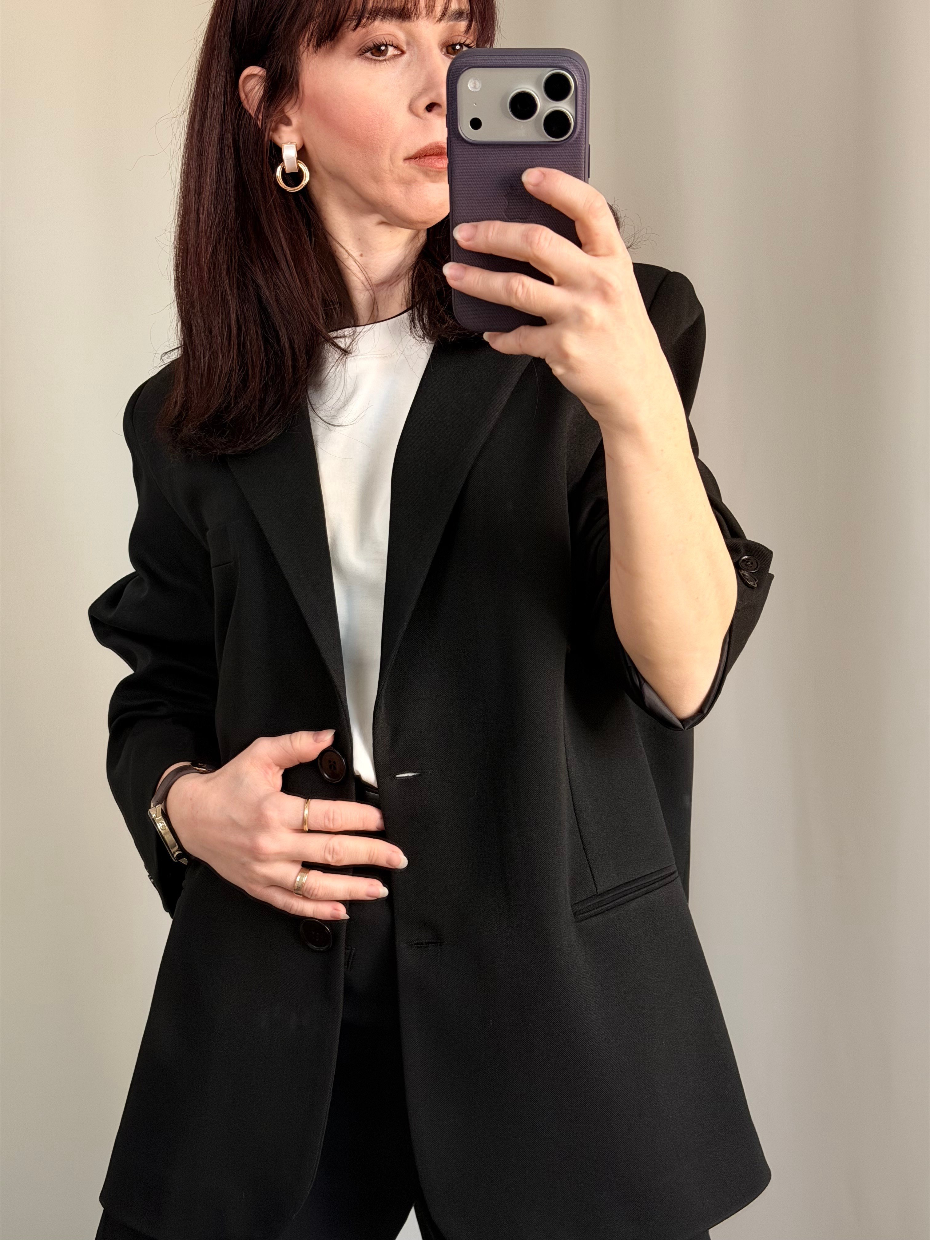 Siyah Blazer Ceket