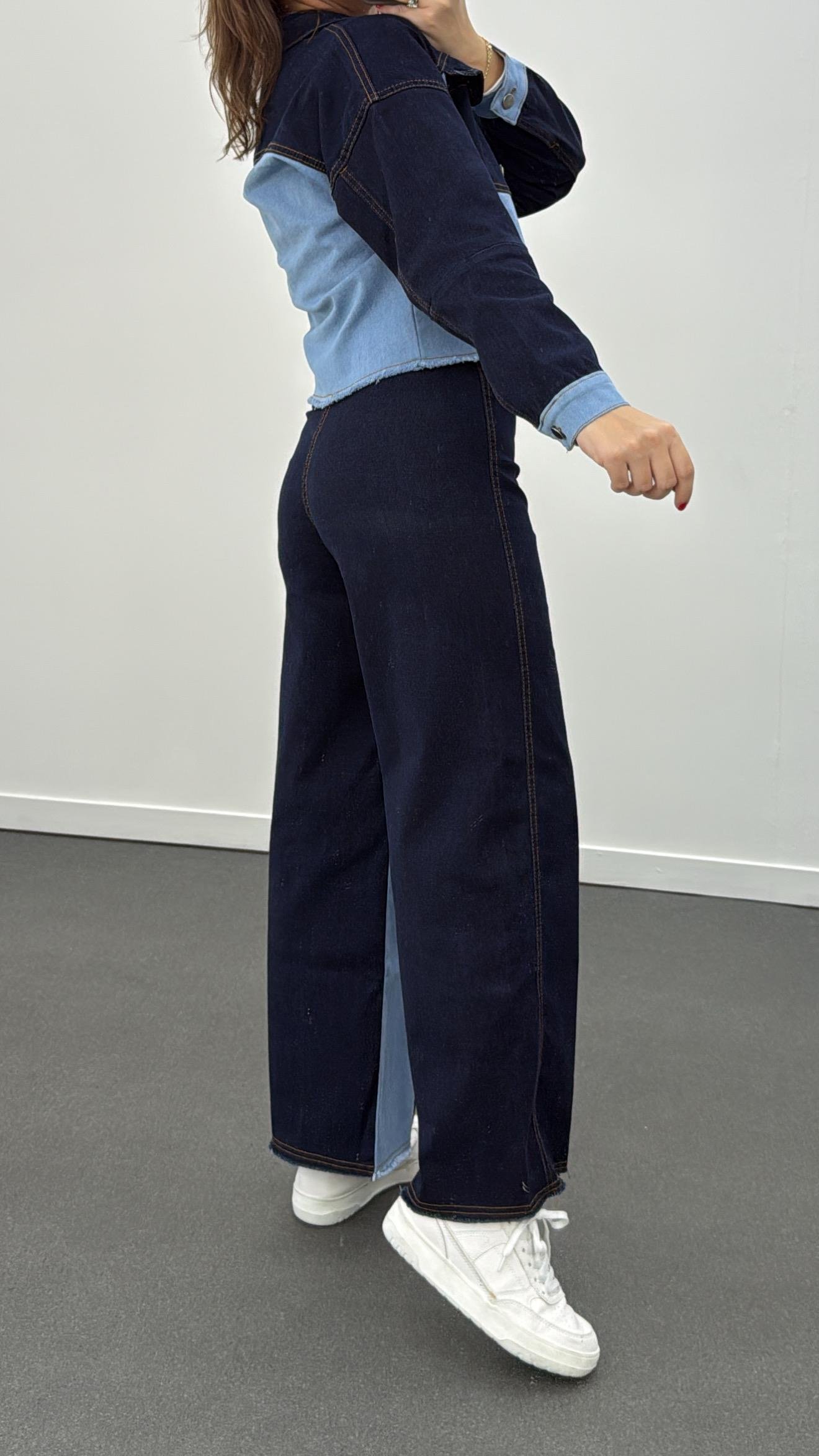 Albina Kot Mixli Ceket Pantolon Takımı