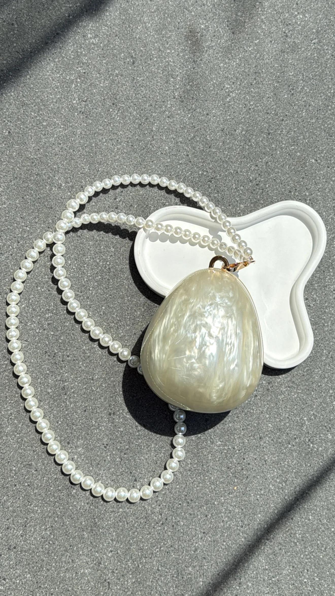 Arsia Oval İncili Çanta