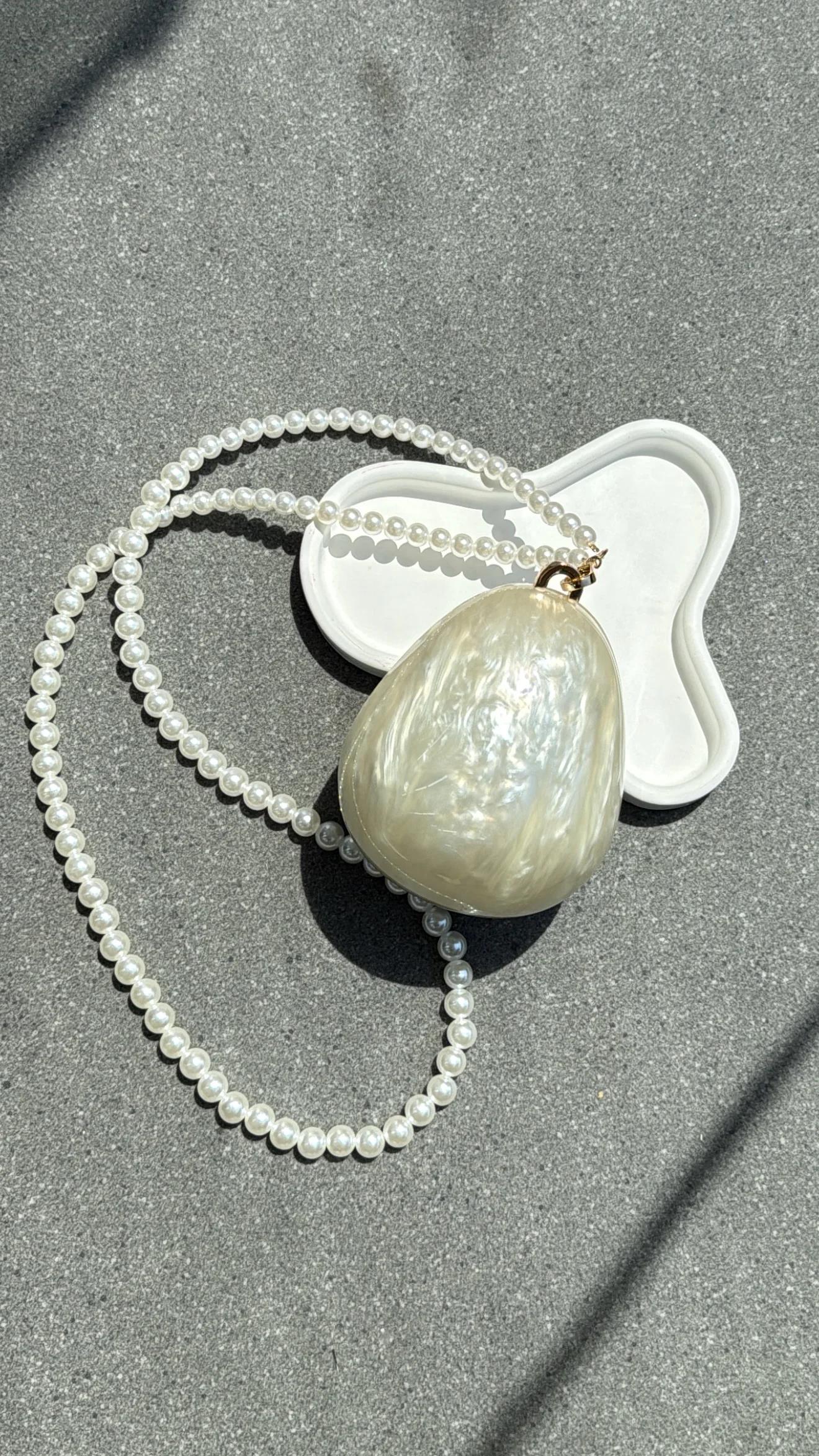 Arsia Oval İncili Çanta