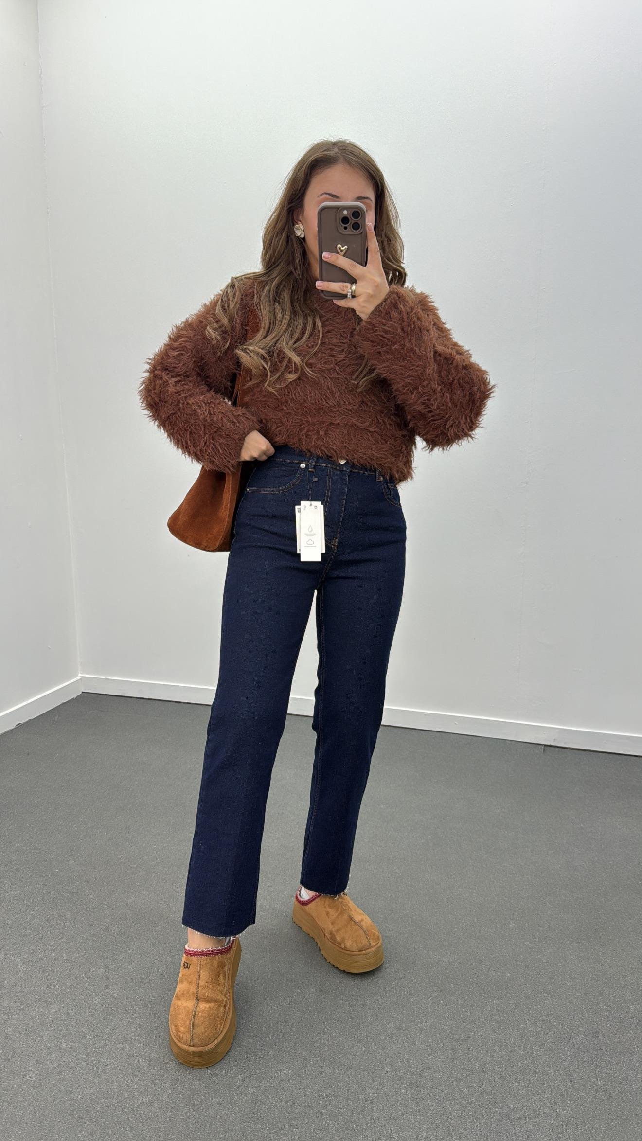 Berlin Lacivert Slim Kesik Paça Jeans