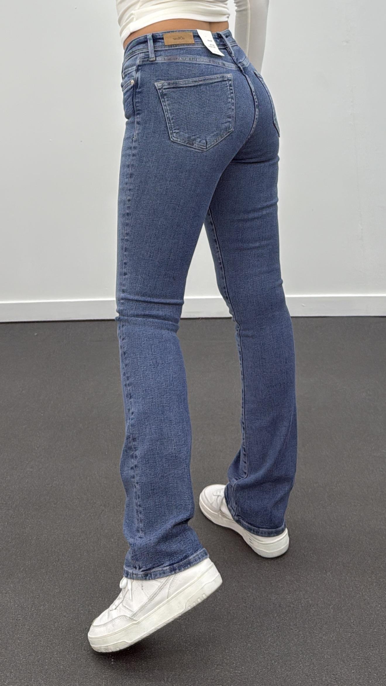 Beverly Orta Kot Bel Slim Boodcut Jean