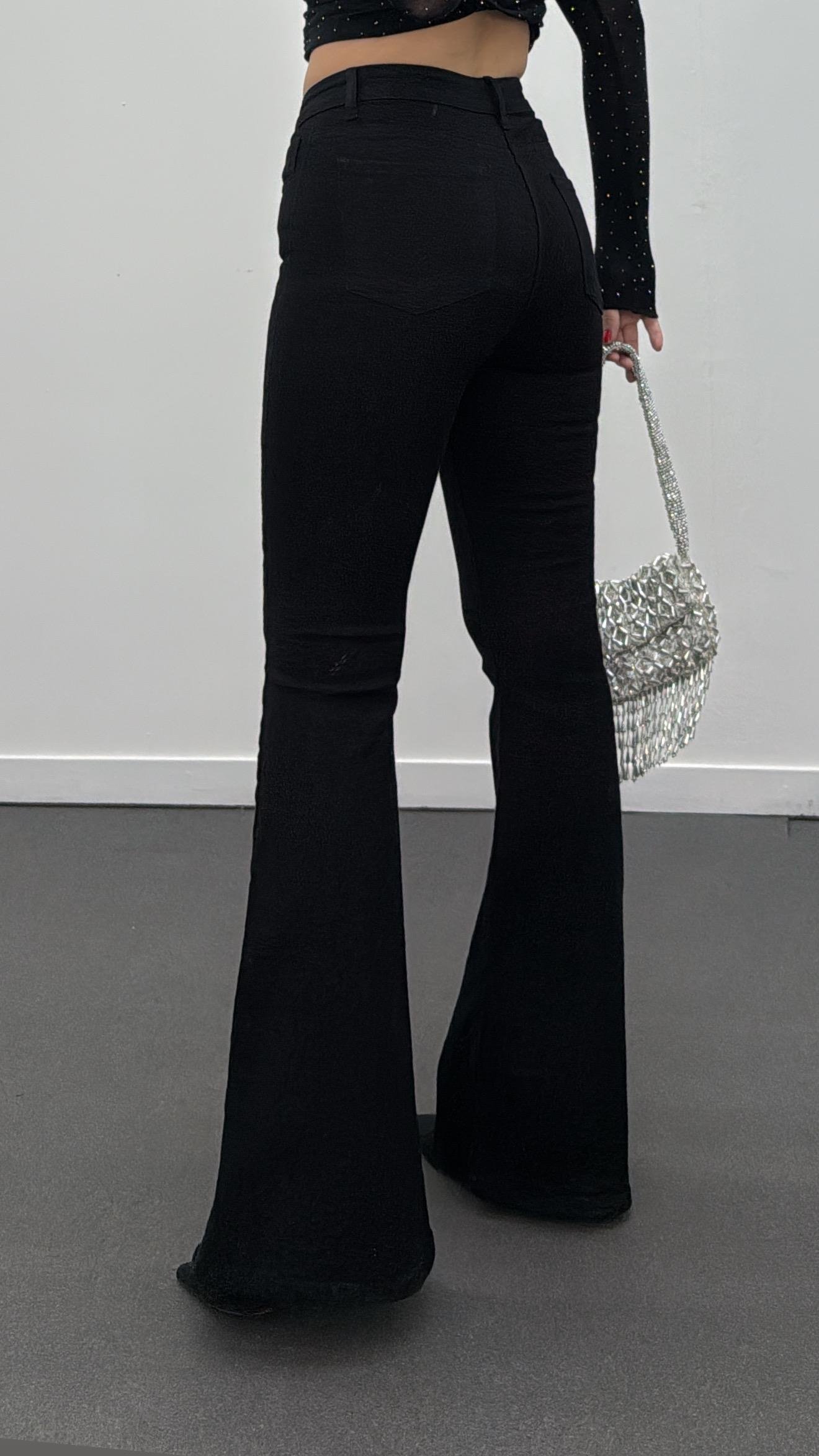 Boenos Siyah Kot Toparlayıcı Yüksel Bel Jeans