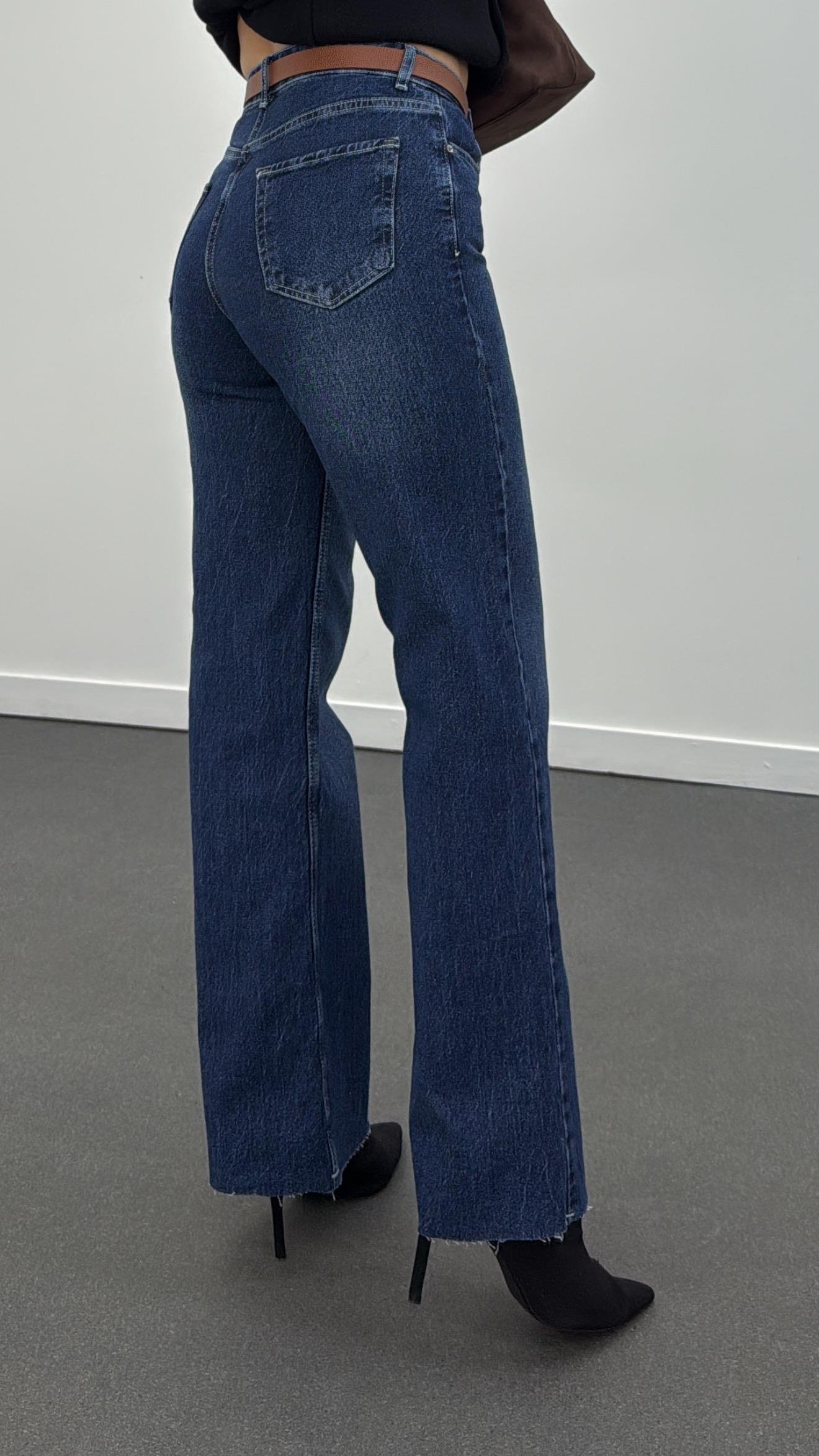Boston Koyu Kot Straight Leg Jeans