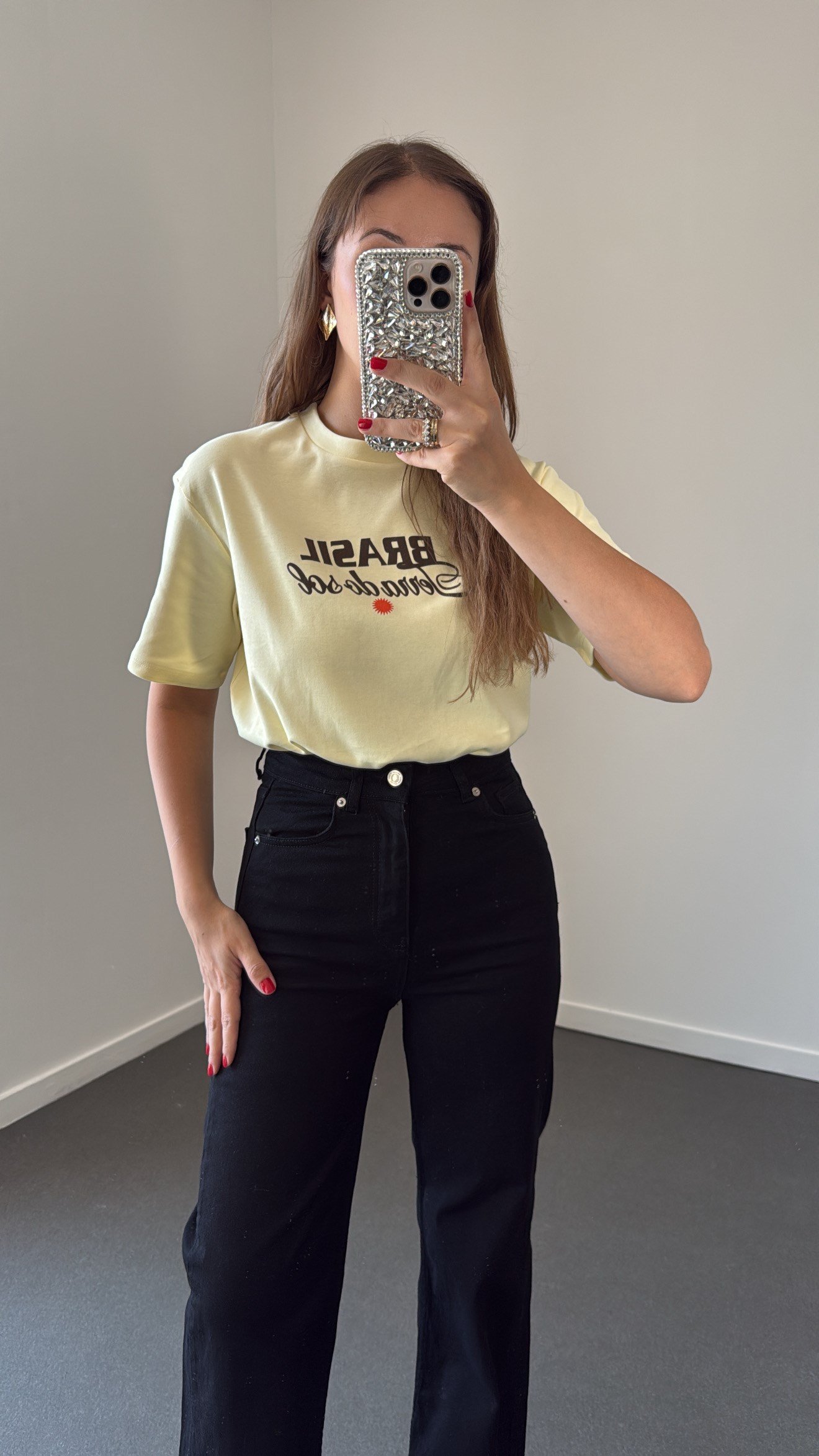 Brasil Rio %100 Pamuk Tshirt