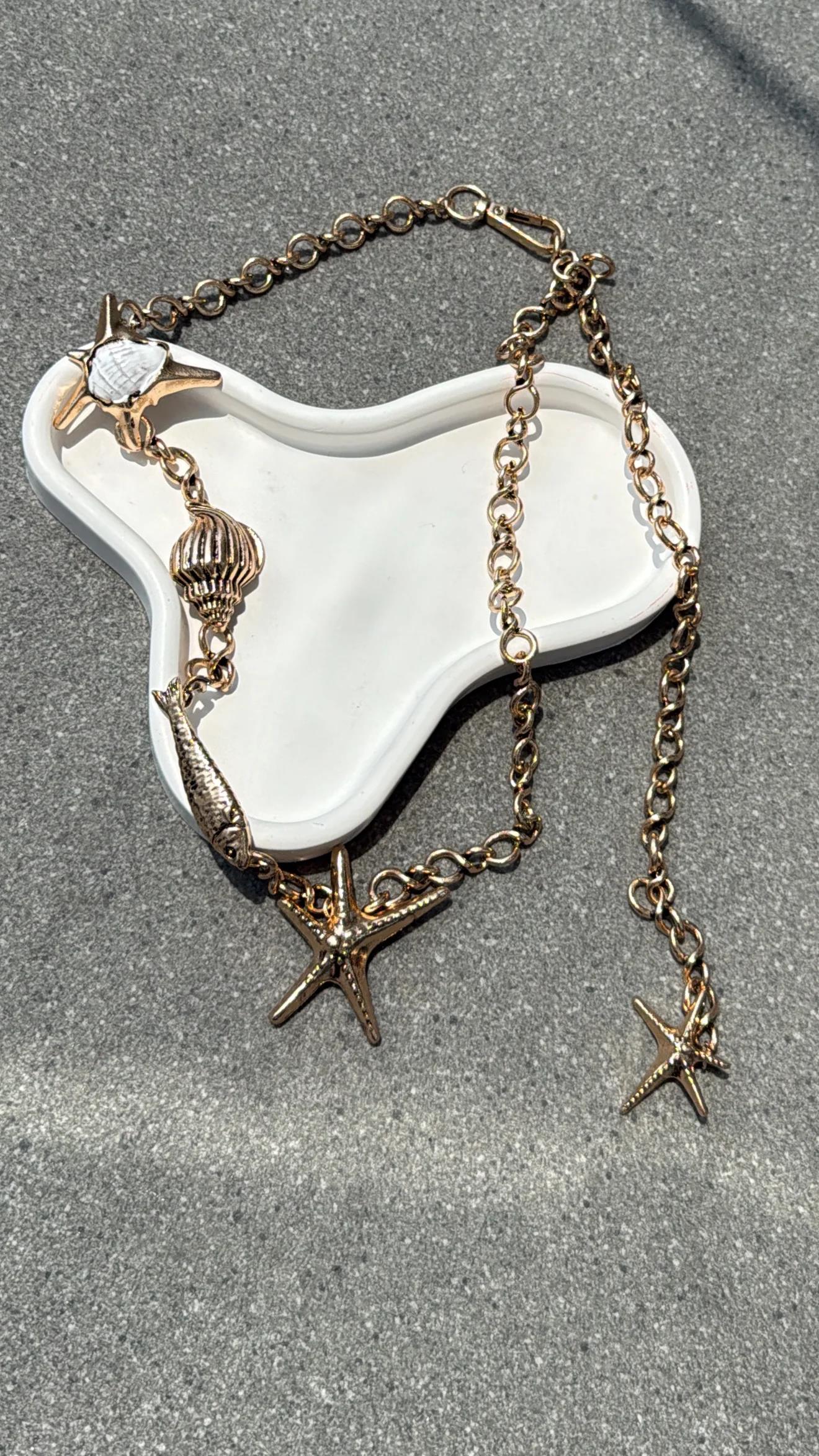 Büge Deniz Yıldızı Kolye