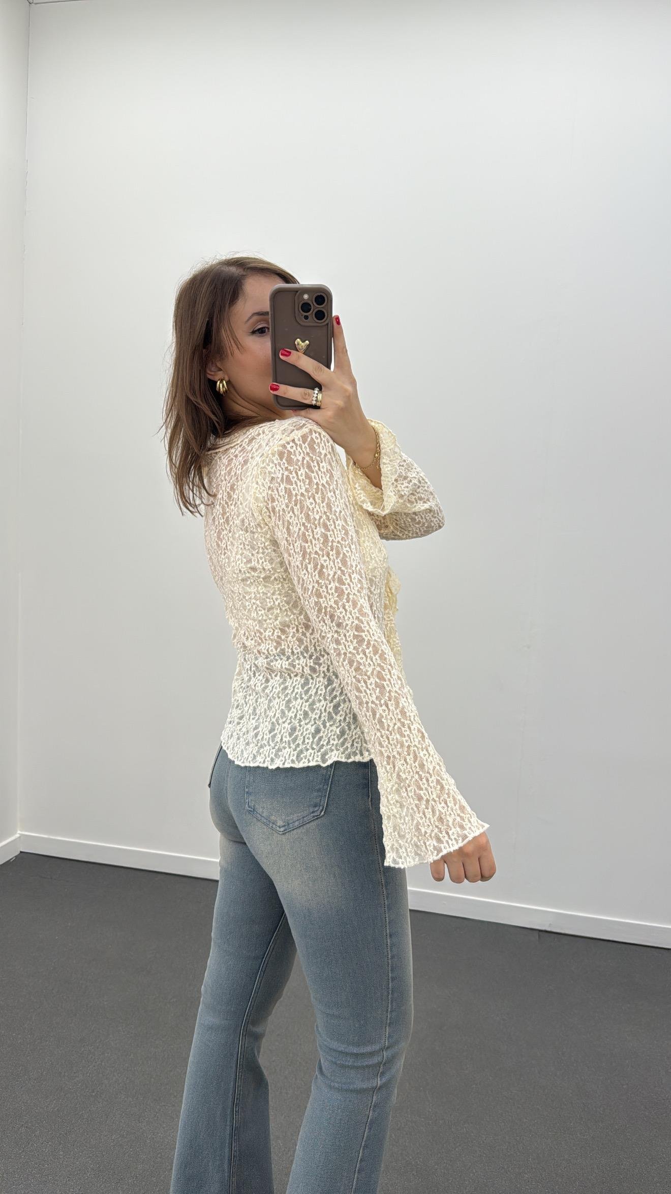 Chicago Tint Yıkamalı Süper Yüksek Bel Flare Jeans