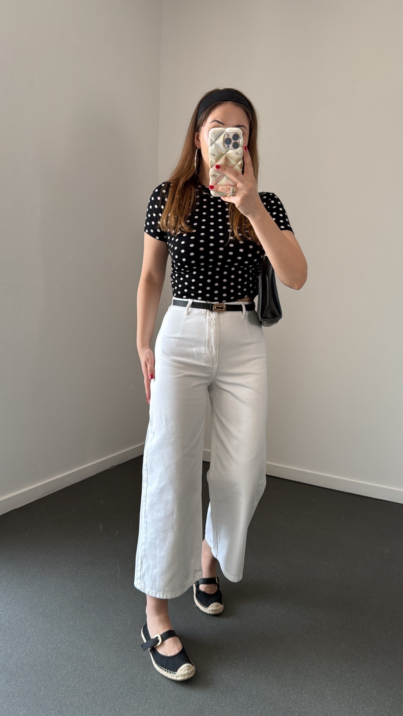 Divarius Beyaz Yüksek Bel Culotte Jeans