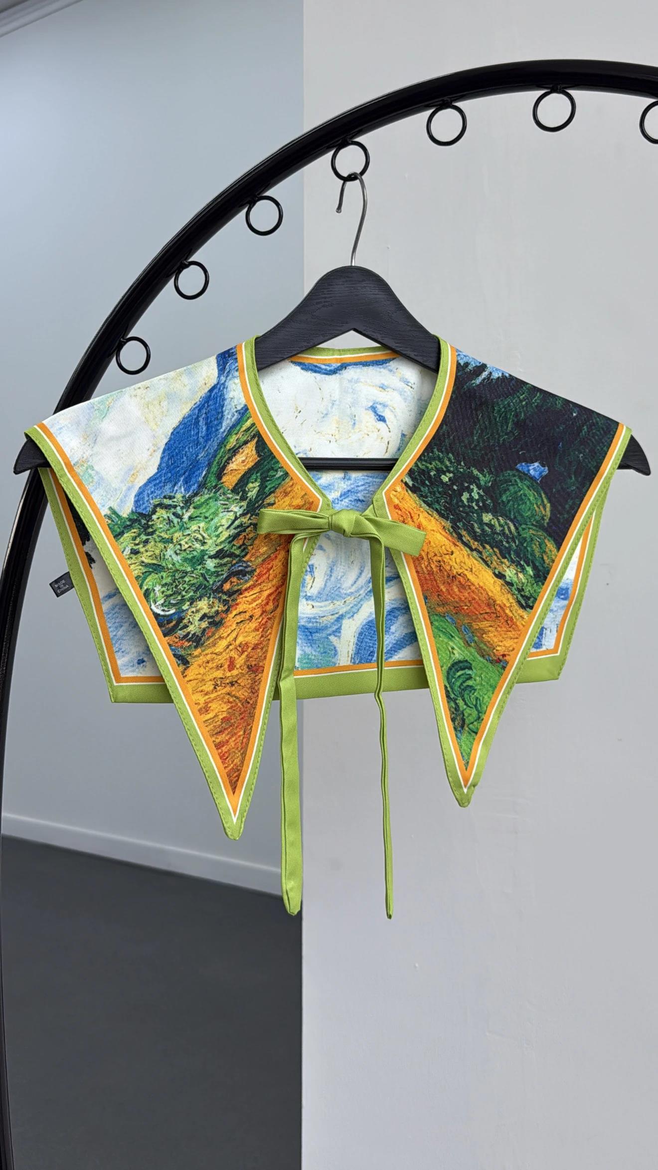 Hudsan Mountaın Yeşil Desenli Yaka Fular