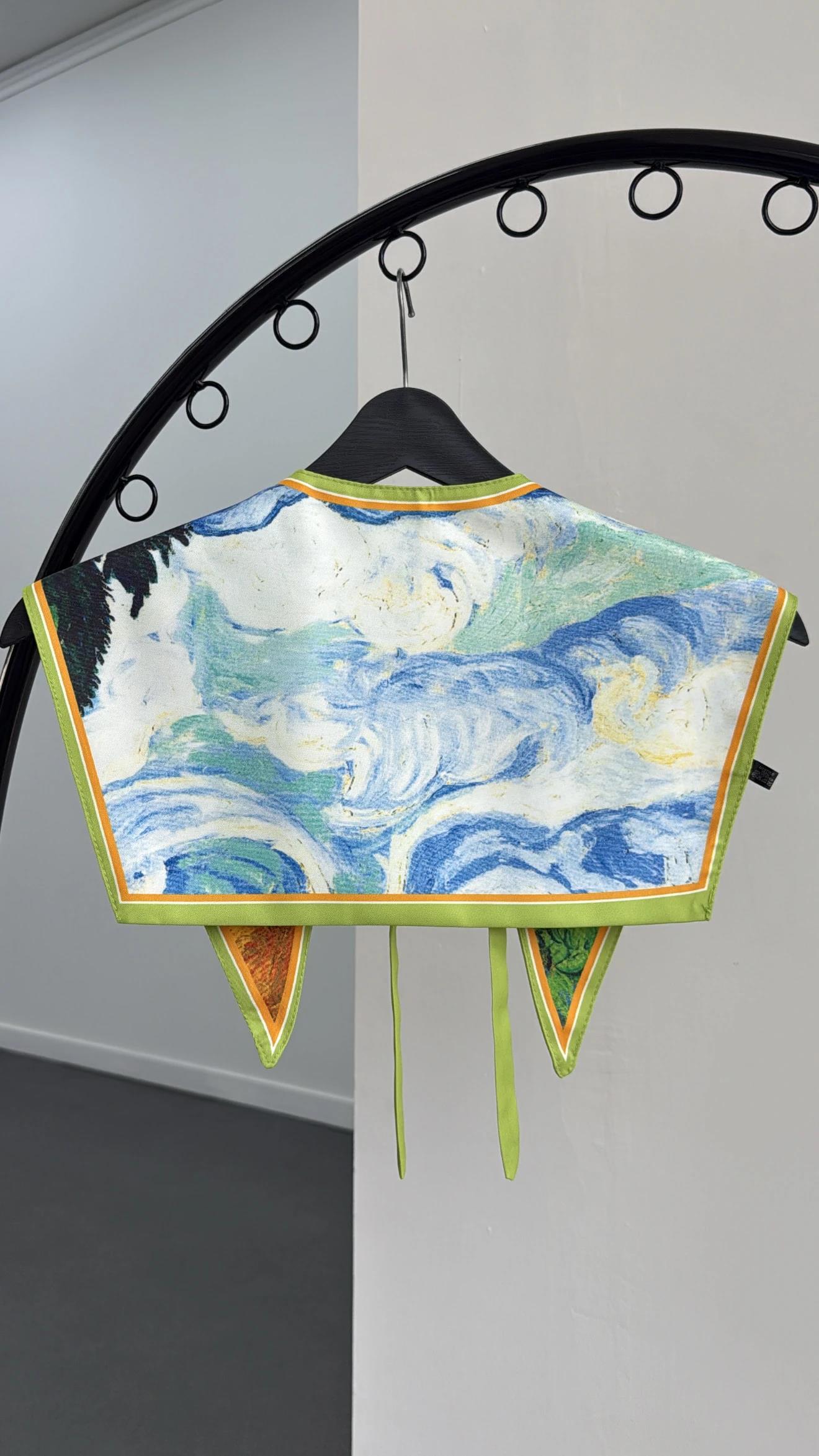 Hudsan Mountaın Yeşil Desenli Yaka Fular