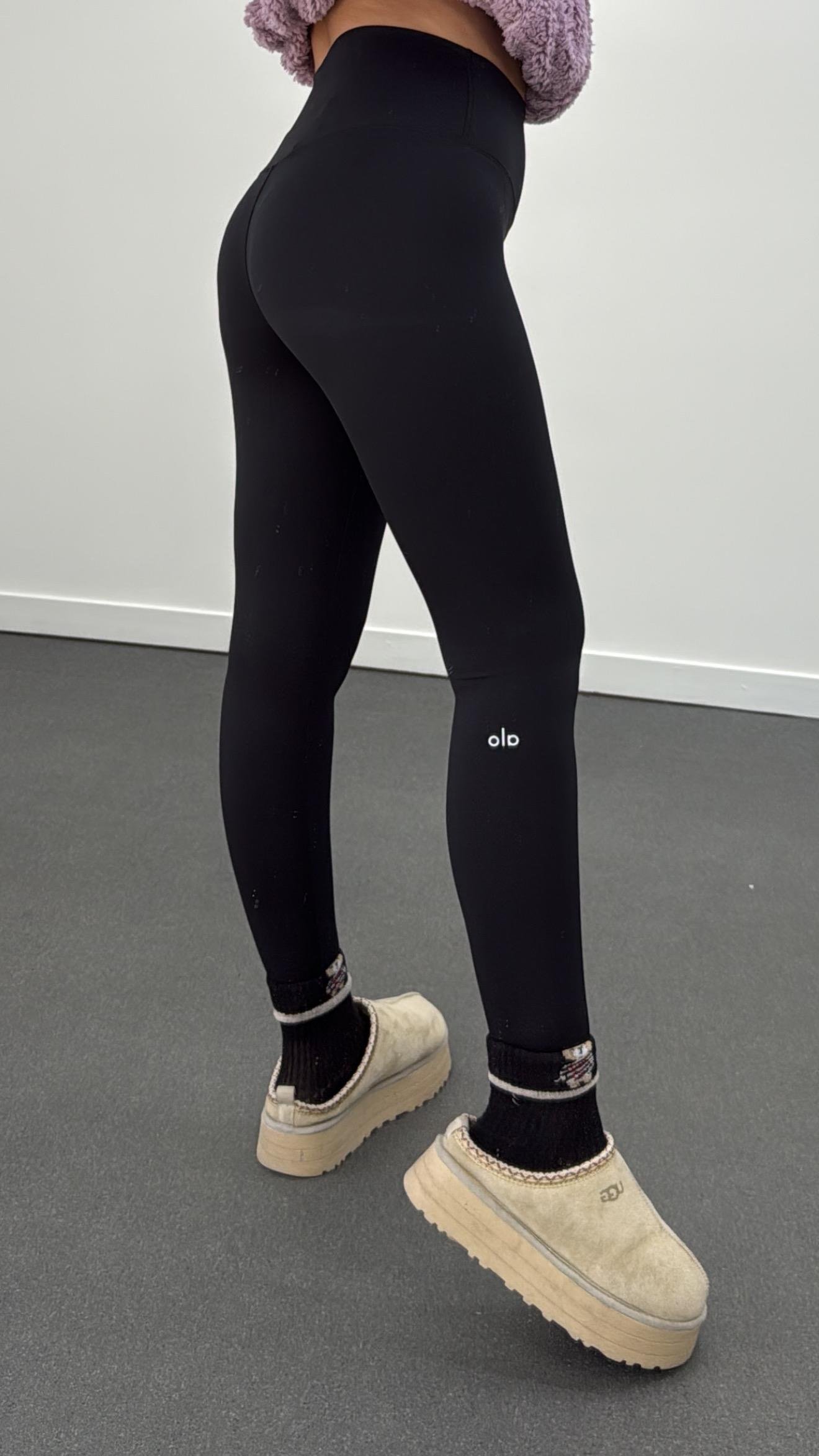 Isla Siyah Yüksek Bel Likralı Slim Fit Tayt