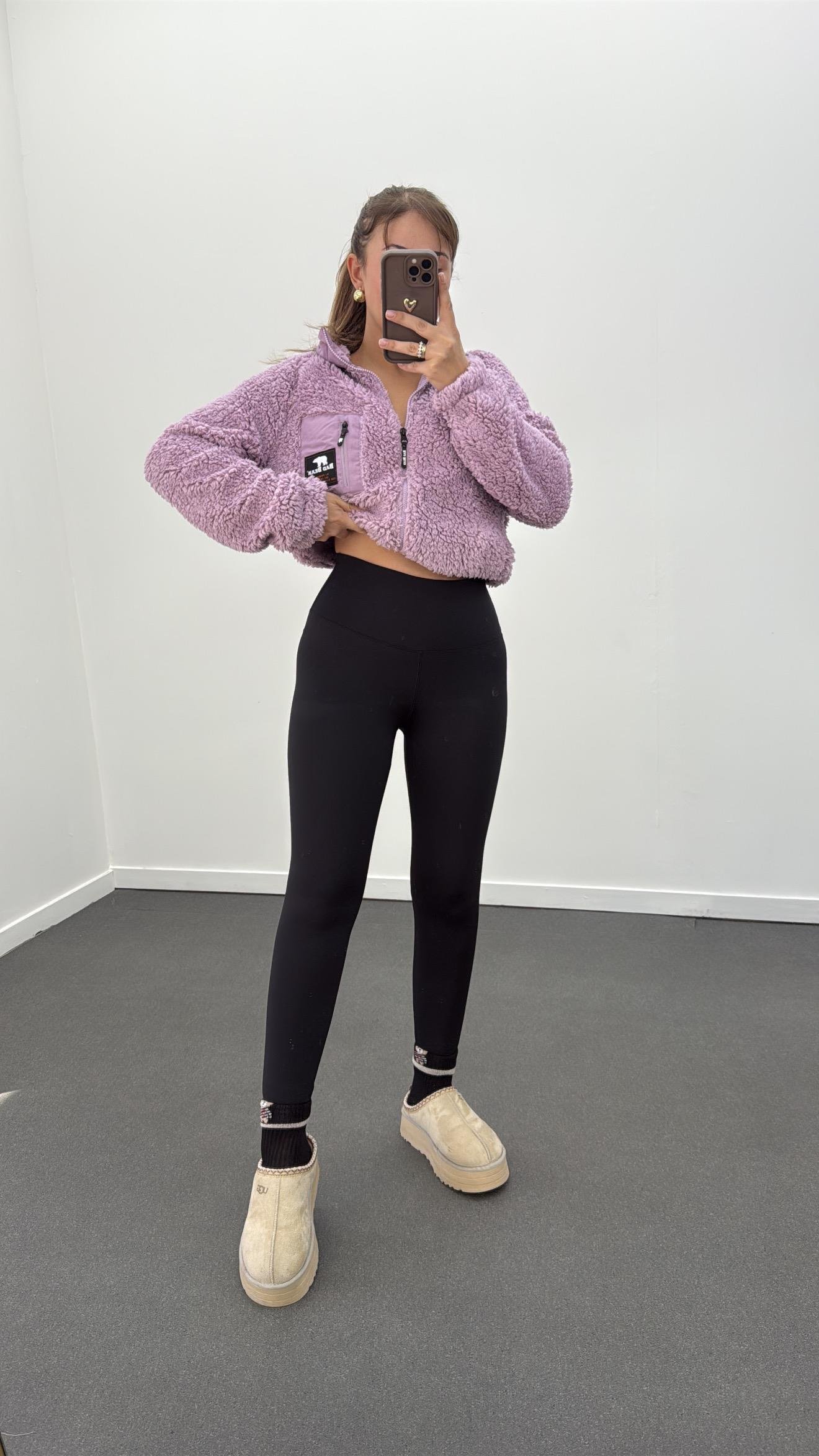 Isla Siyah Yüksek Bel Likralı Slim Fit Tayt