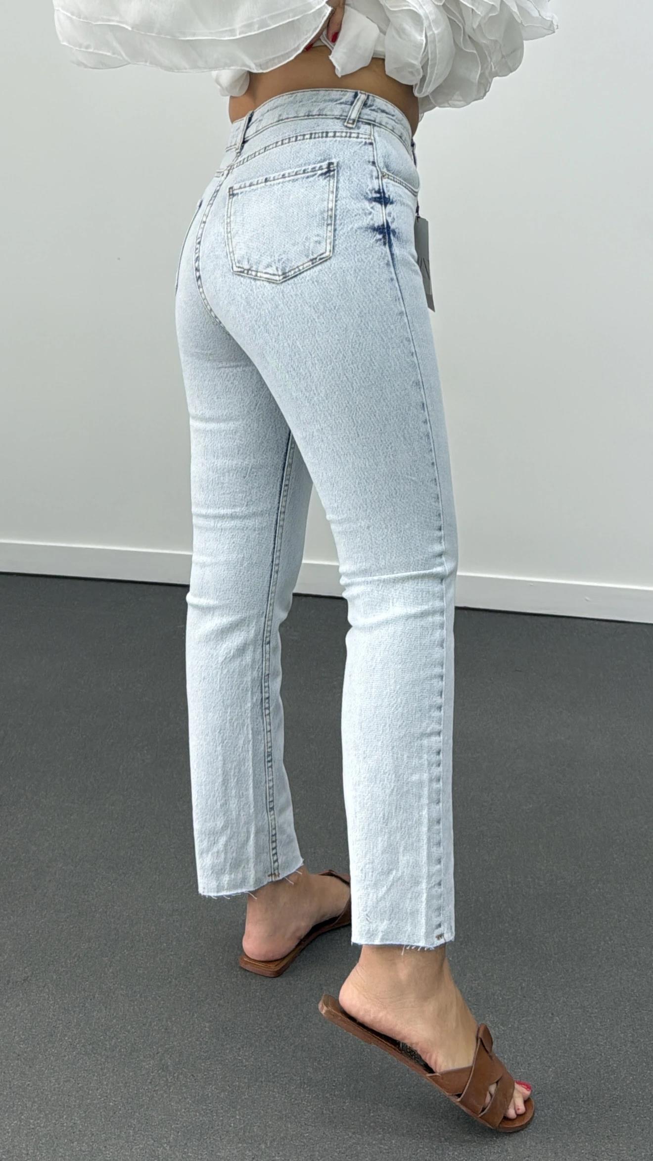 Juliet Açık Renk Yüksek Bel Slim Fit Jean