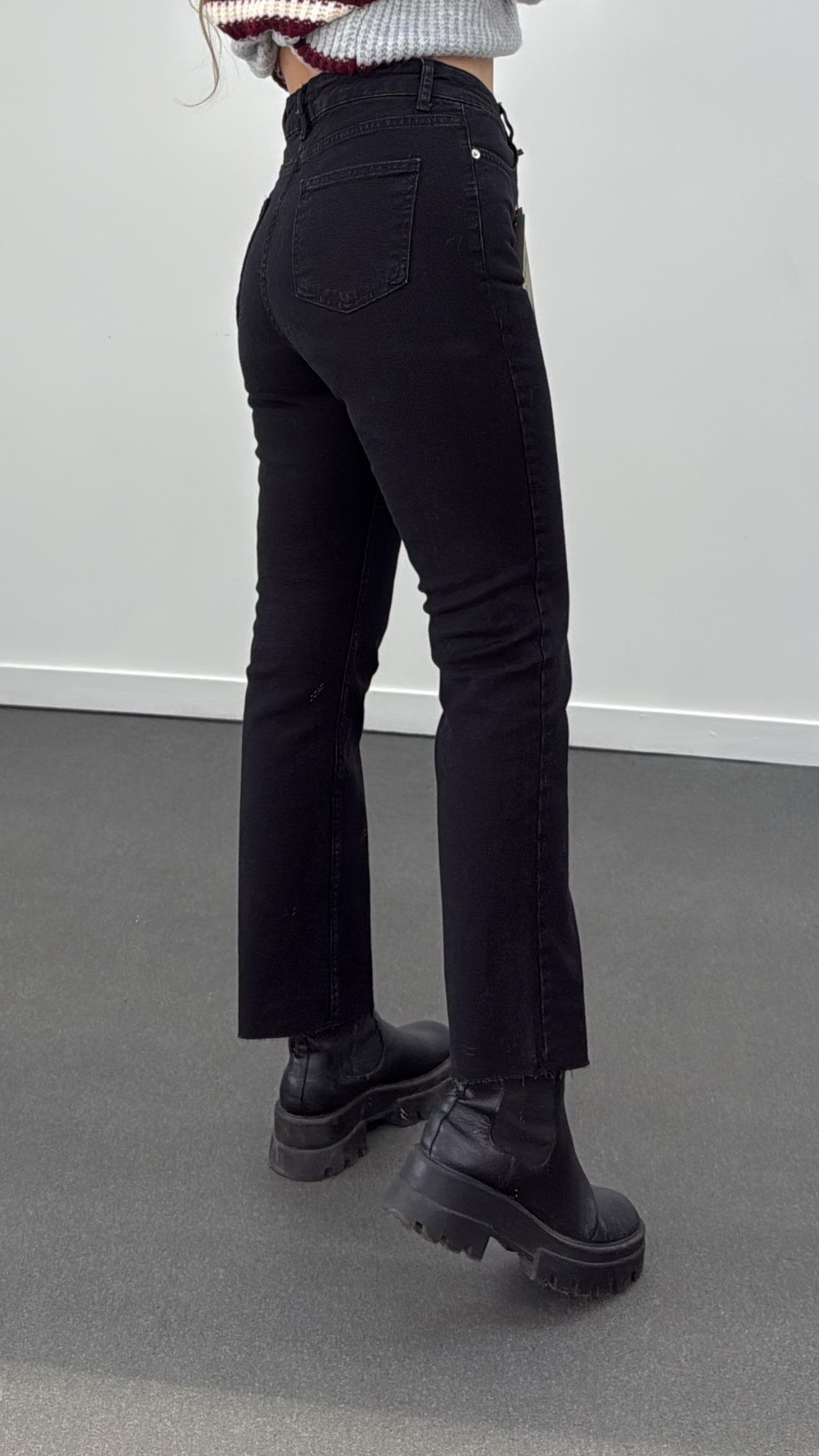 Juliet Antrasit Kot Yüksek Bel Slim Fit Jean