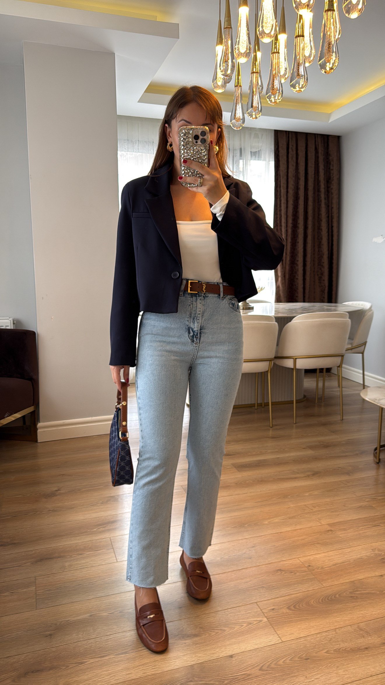 Juliet Buz Mavisi Yüksek Bel Slim Fit Jean