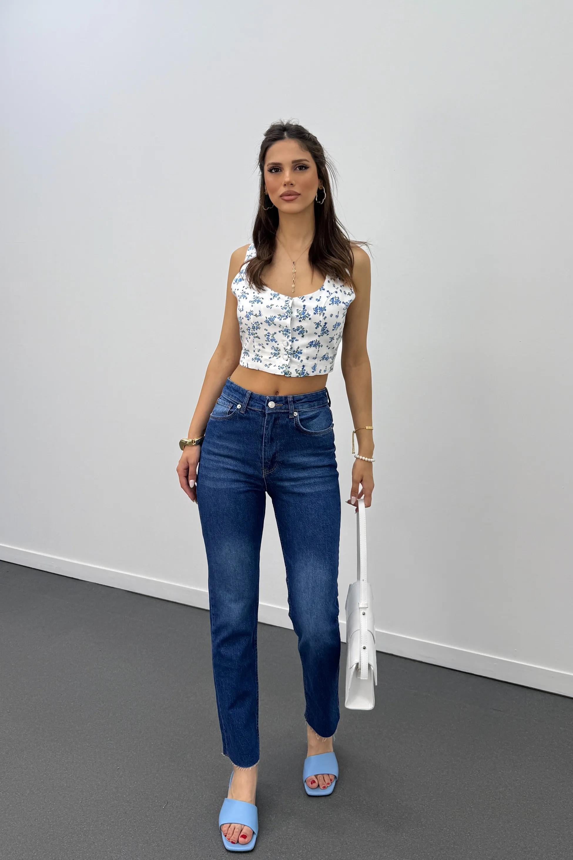 Juliet Kot Renk Yüksek Bel Slim Fit Jean