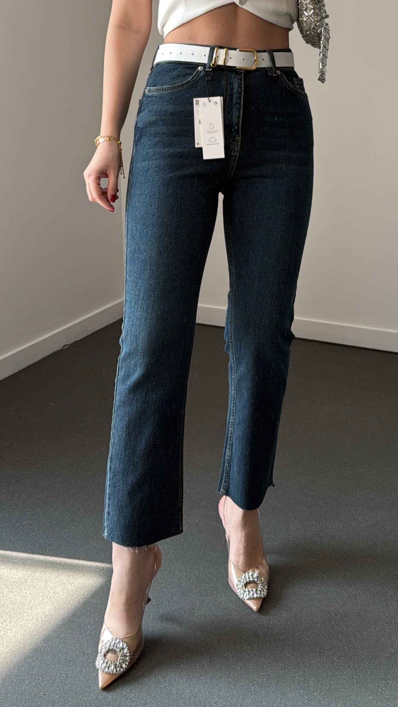 Juliet Koyu Tint Yıkama Yüksek Bel Slim Fit Jean