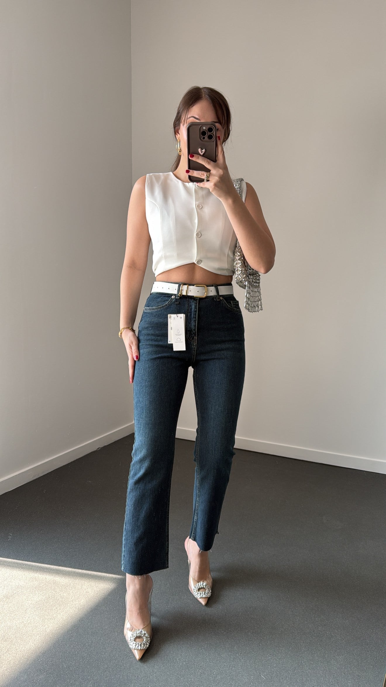 Juliet Koyu Tint Yıkama Yüksek Bel Slim Fit Jean