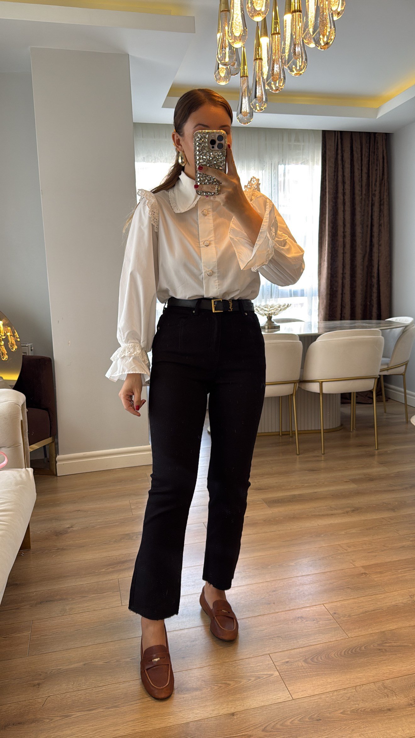 Juliet Siyah Renk Yüksek Bel Slim Fit Jean