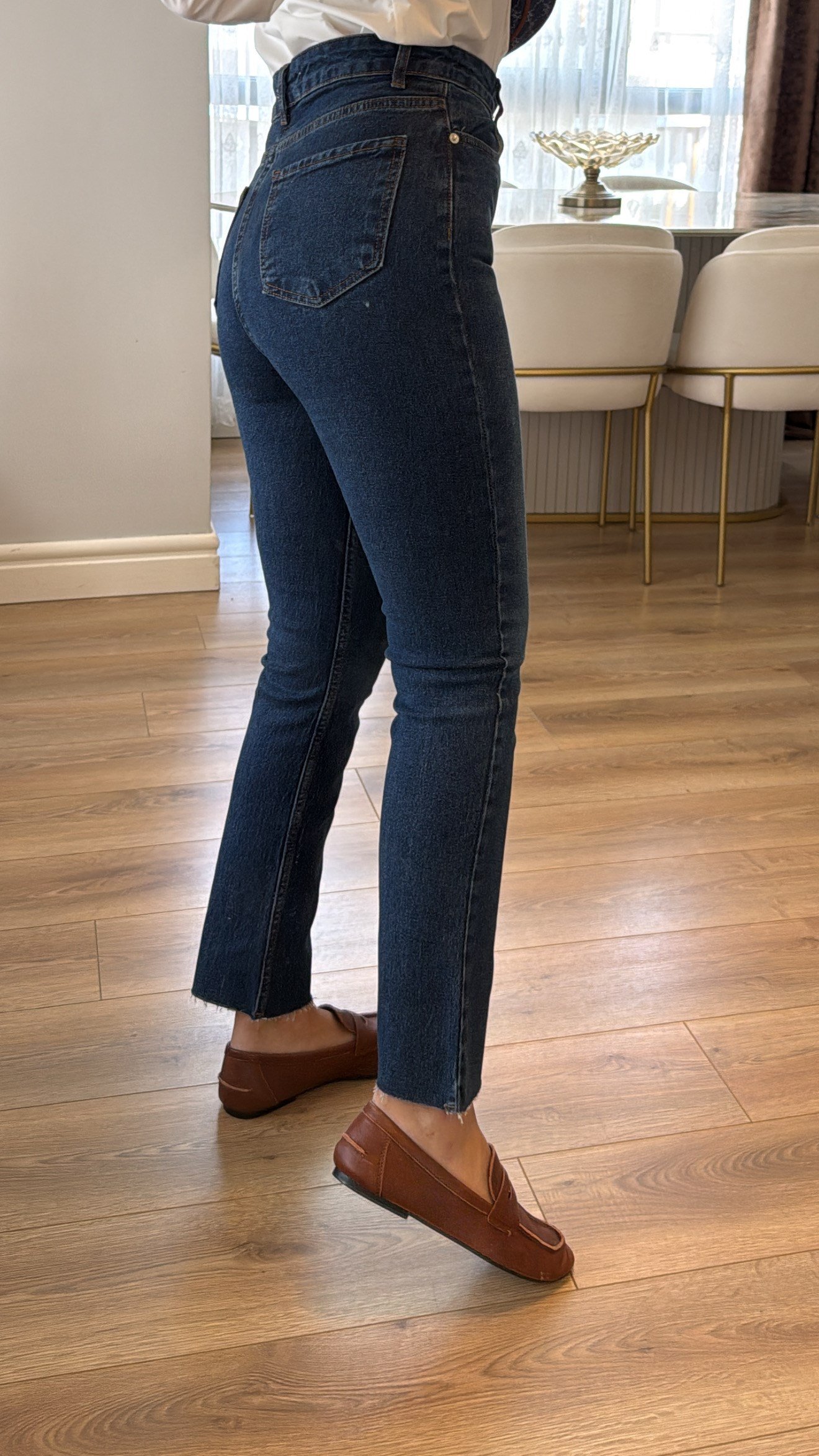 Juliet Tint Yıkama Yüksek Bel Slim Fit Jean