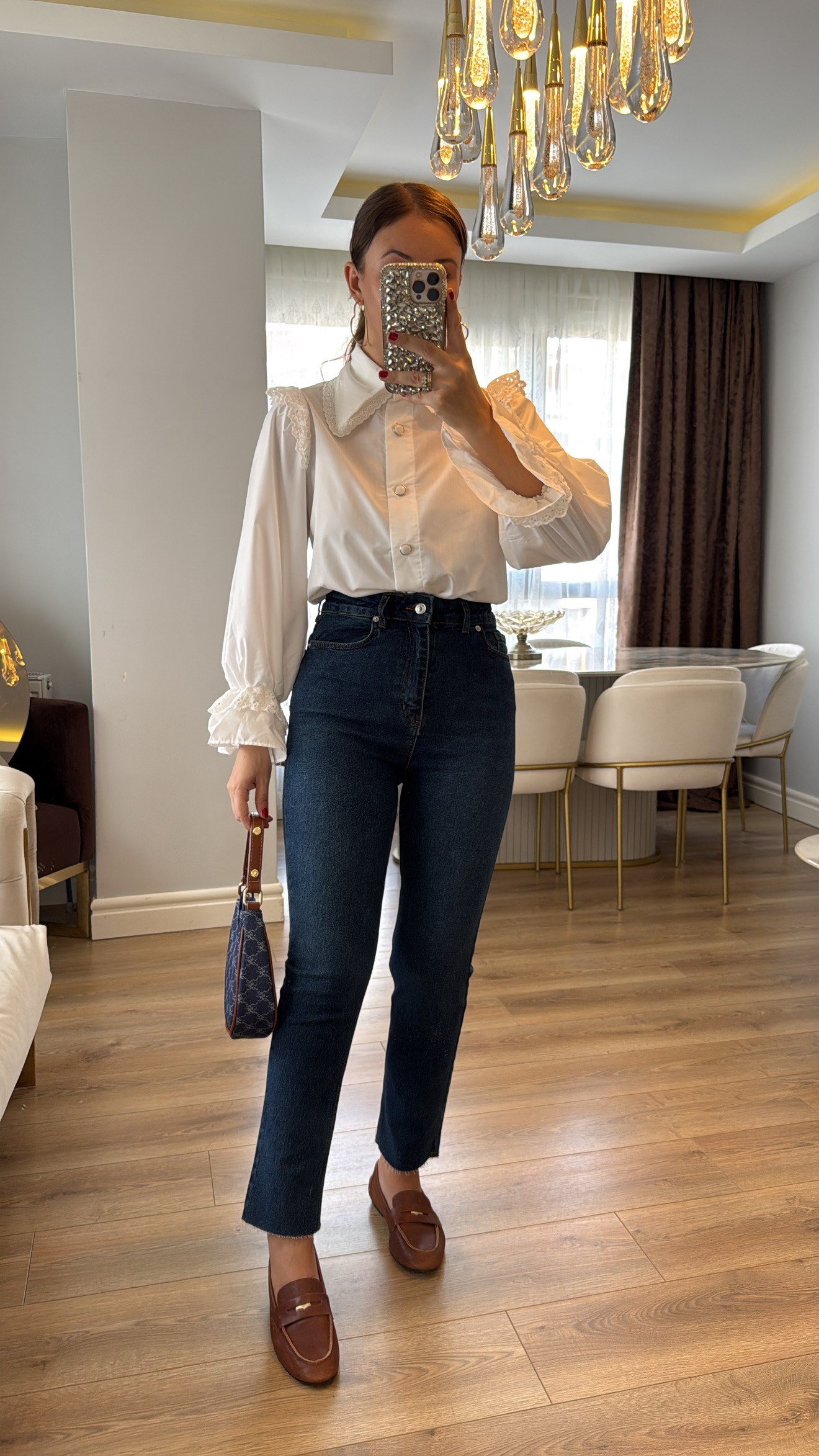 Juliet Tint Yıkama Yüksek Bel Slim Fit Jean