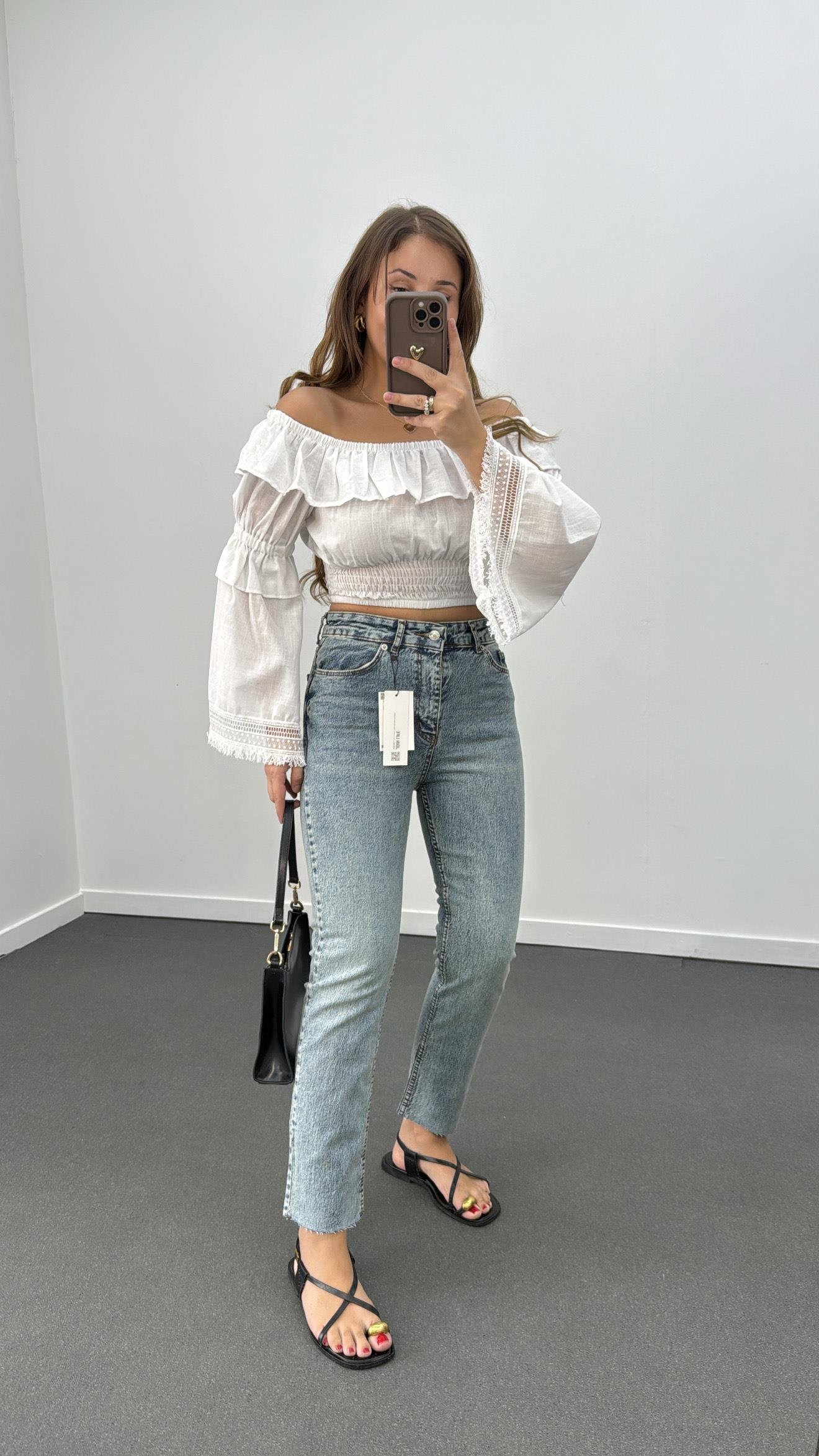 Juliet Yıkamalı Kot Yüksek Bel Slim Fit Jean