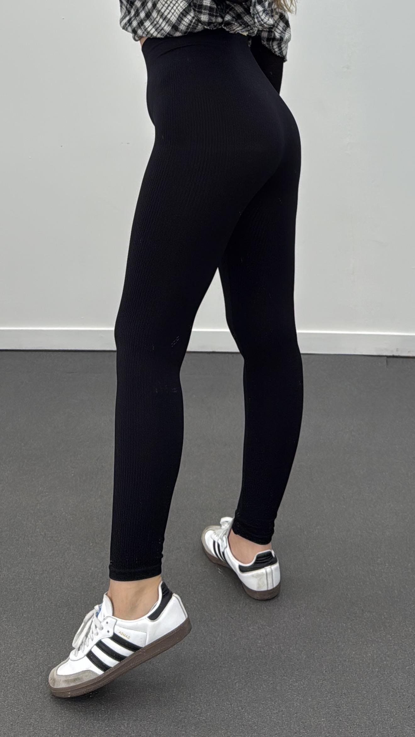 Karmen Siyah Fitilli Tayt